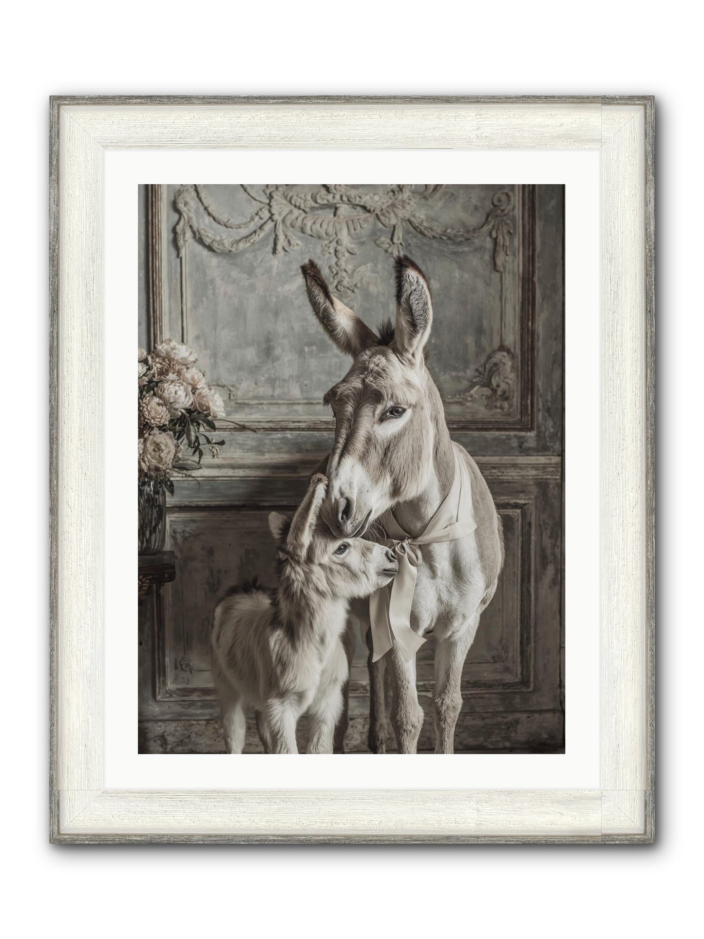Sunlight's Confession Framed Print - Driftwood White 24x32