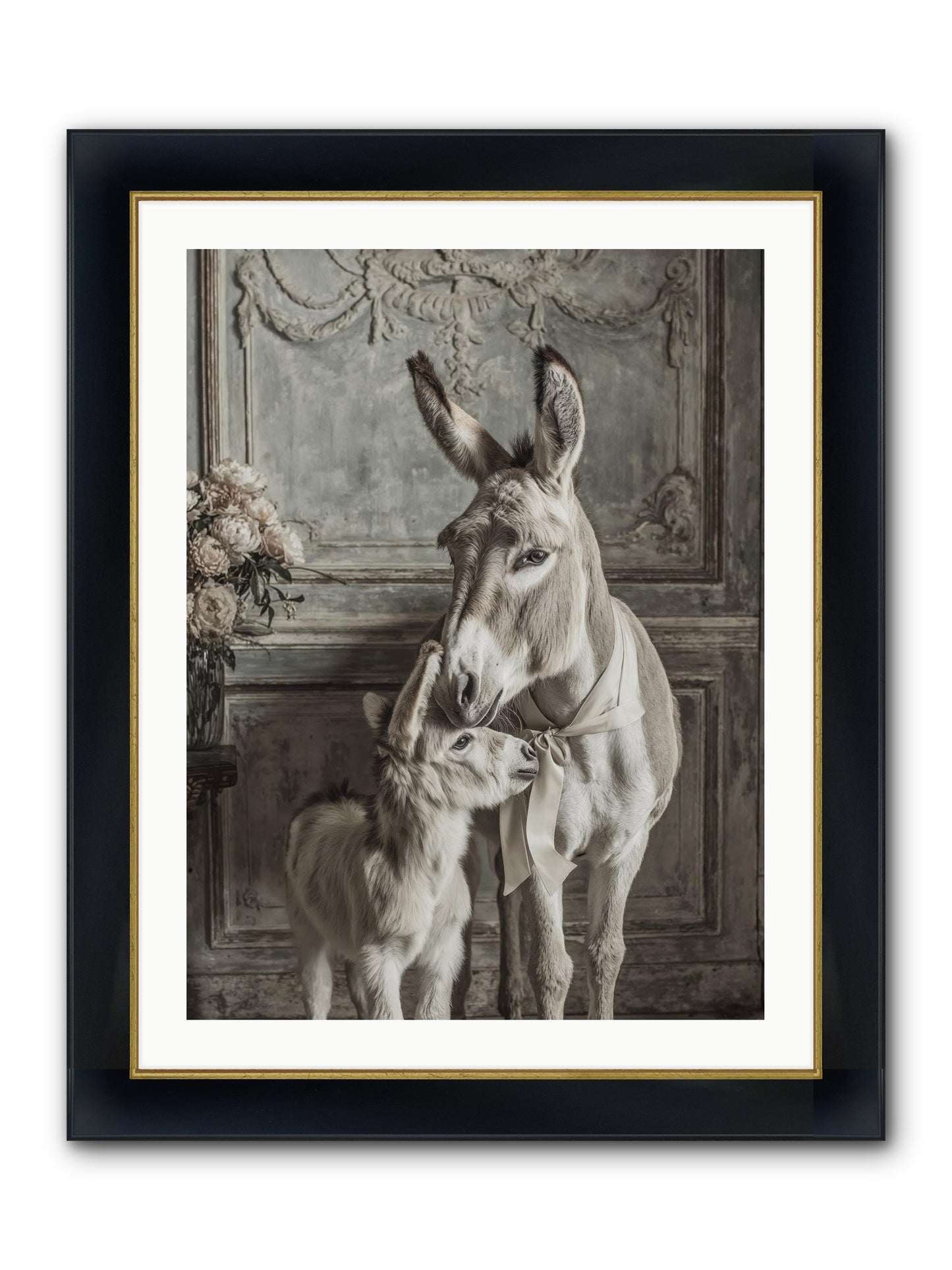Sunlight's Confession Framed Print - Wide Black w/Gold 24x32