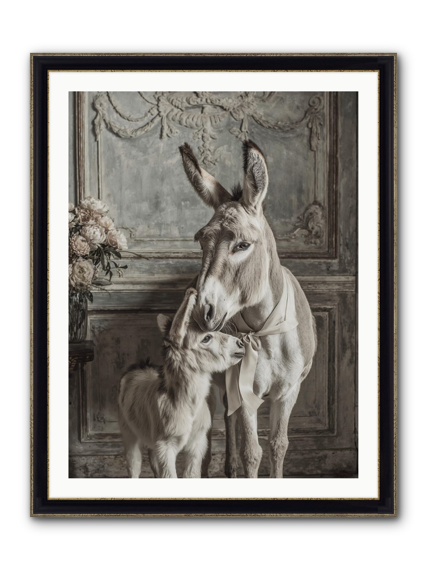Sunlight's Confession Framed Print - Black & Gold 30x40