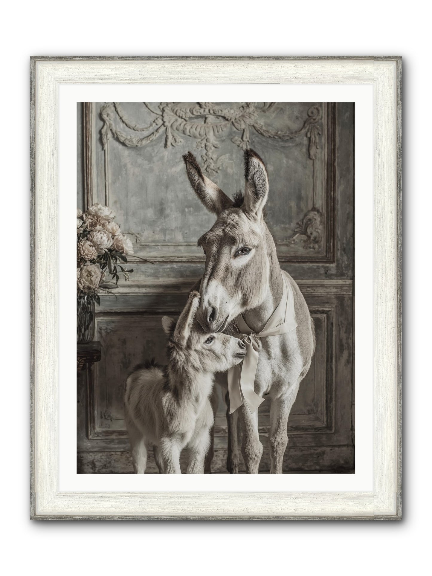 Sunlight's Confession Framed Print - Driftwood White 30x40