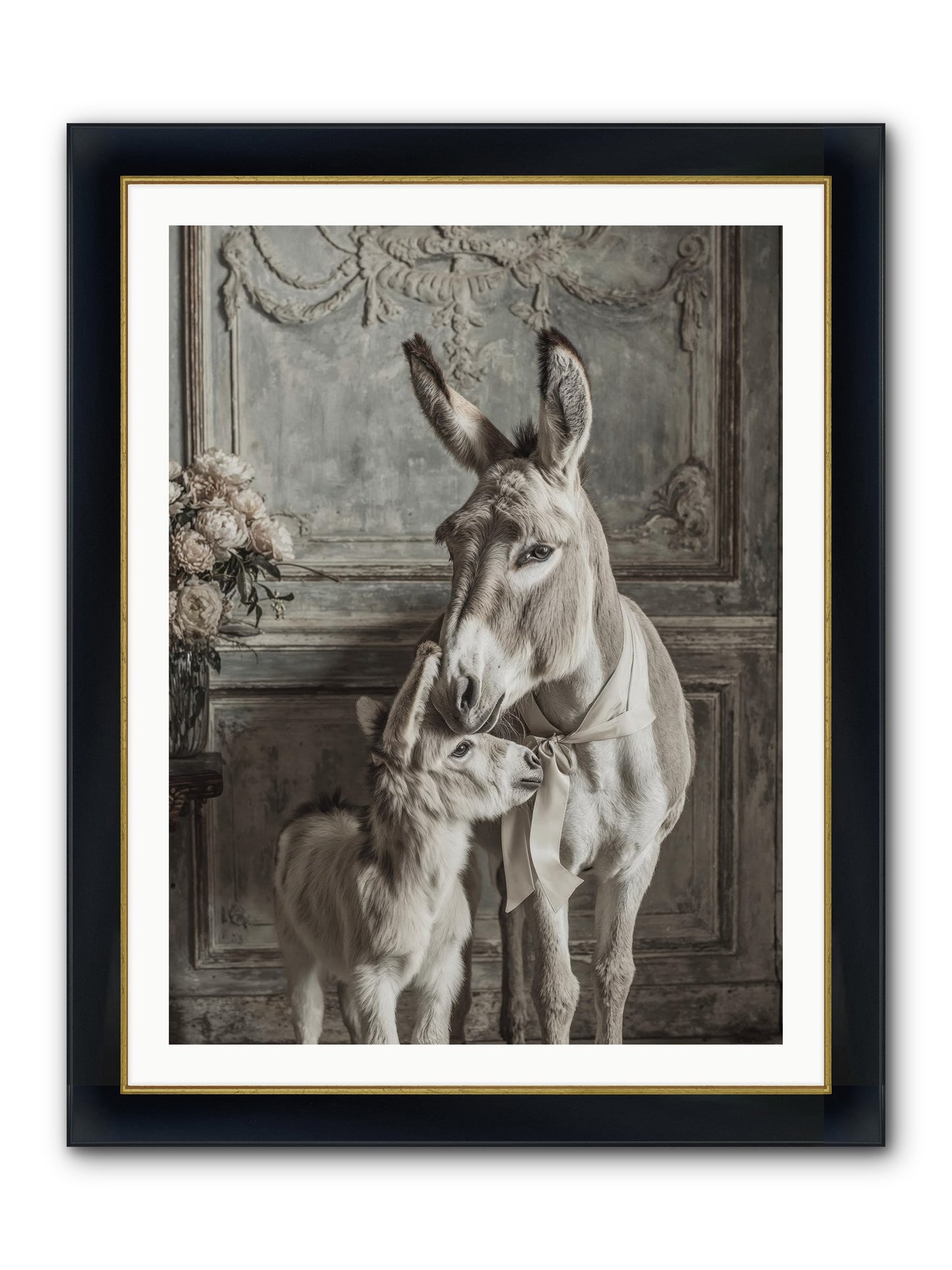 Sunlight's Confession Framed Print - Wide Black w/Gold 30x40