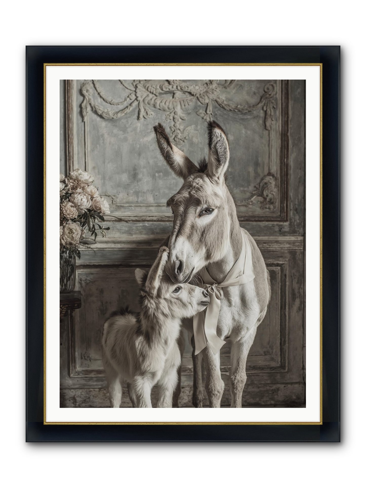 Sunlight's Confession Framed Print - Wide Black w/Gold 36x48