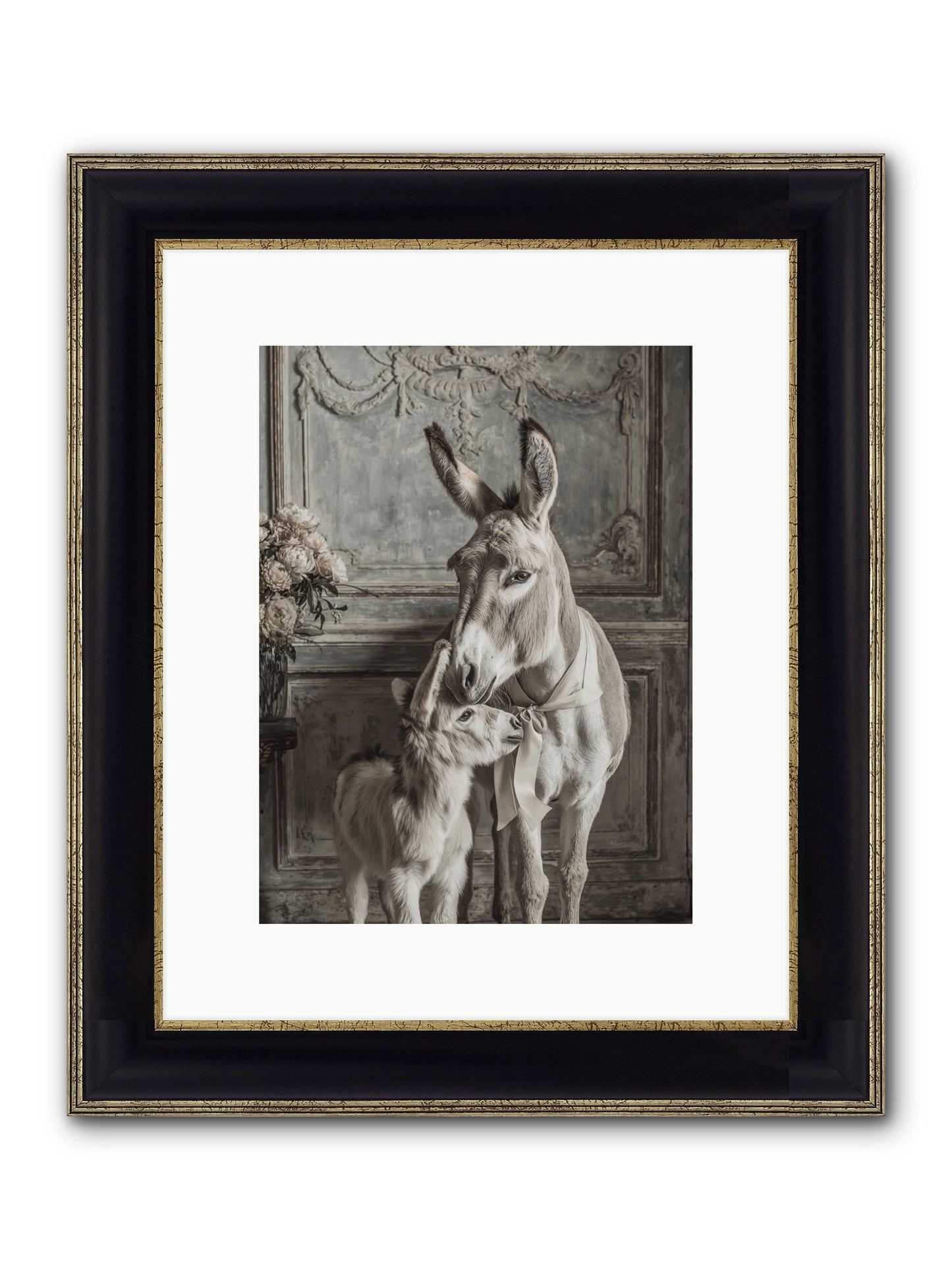 Sunlight's Confession Framed Print - Black & Gold 9x12