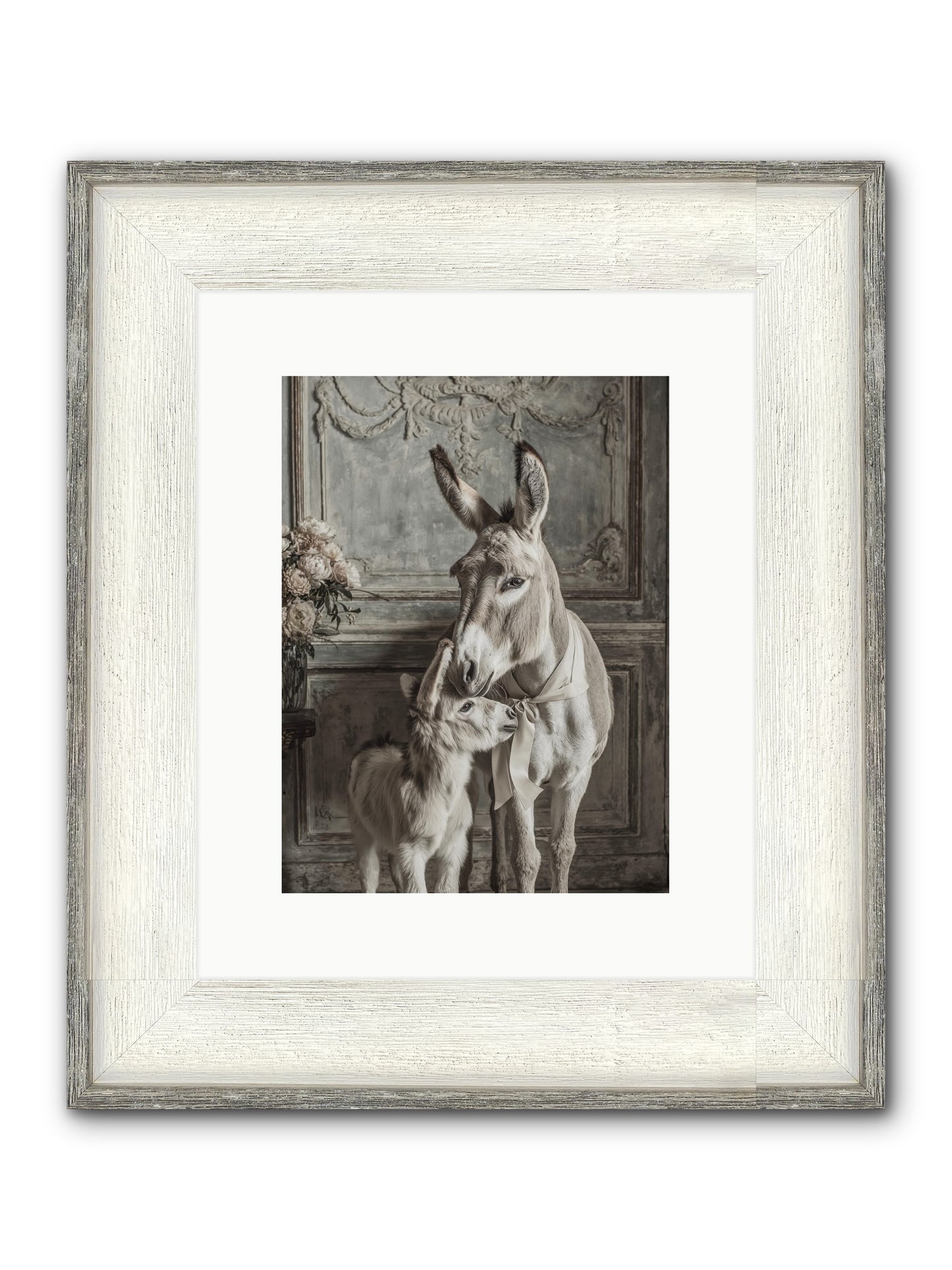 Sunlight's Confession Framed Print - Driftwood White 9x12