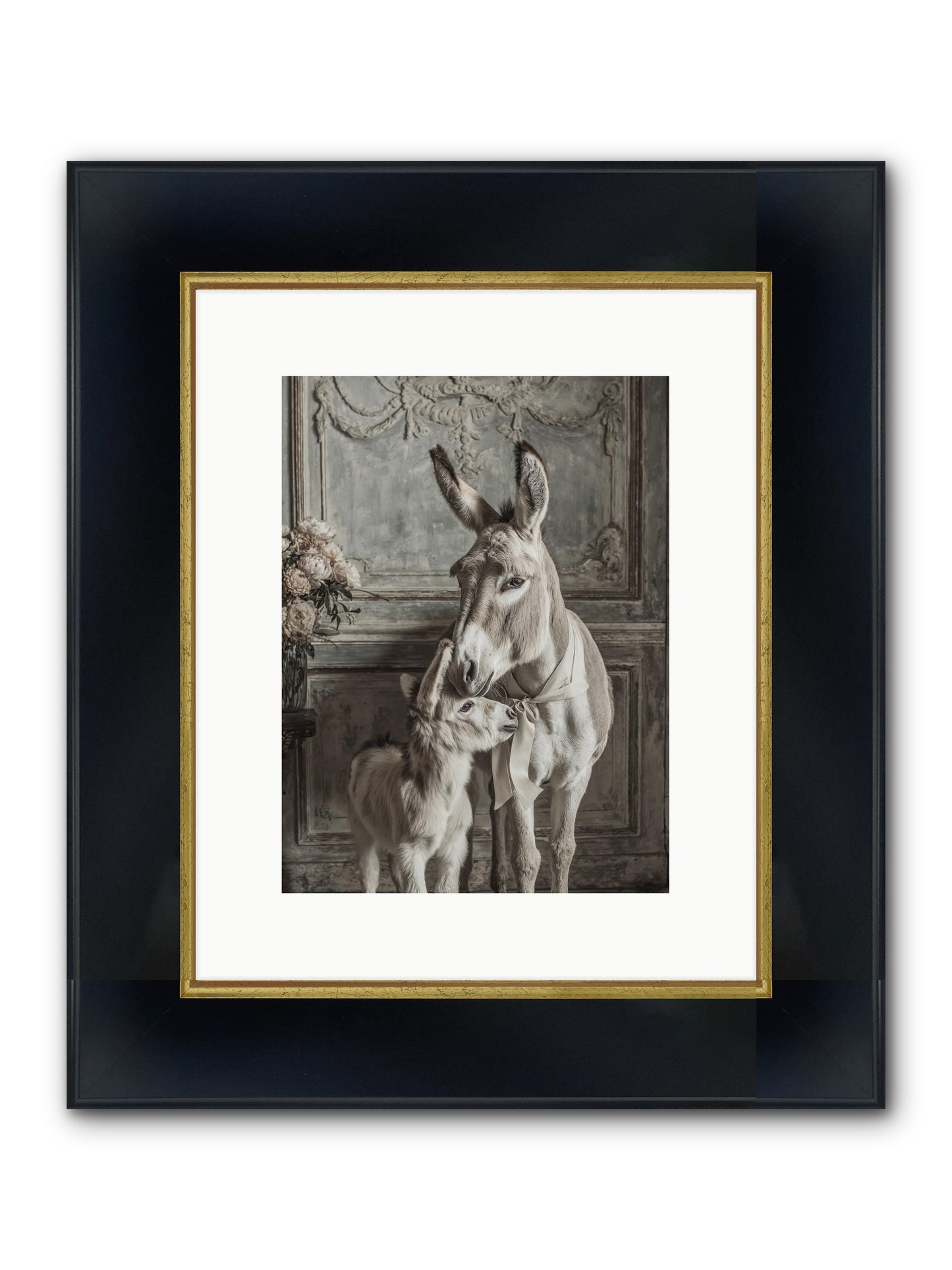 Sunlight's Confession Framed Print - Wide Black w/Gold 9x12