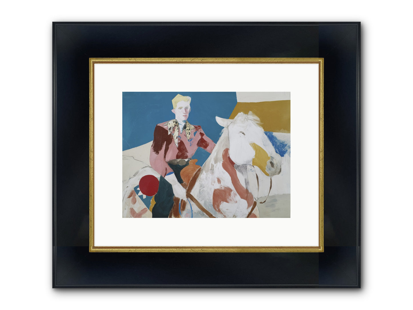 Sunlit Fringe Framed Print - Wide Black w/Gold 12x9