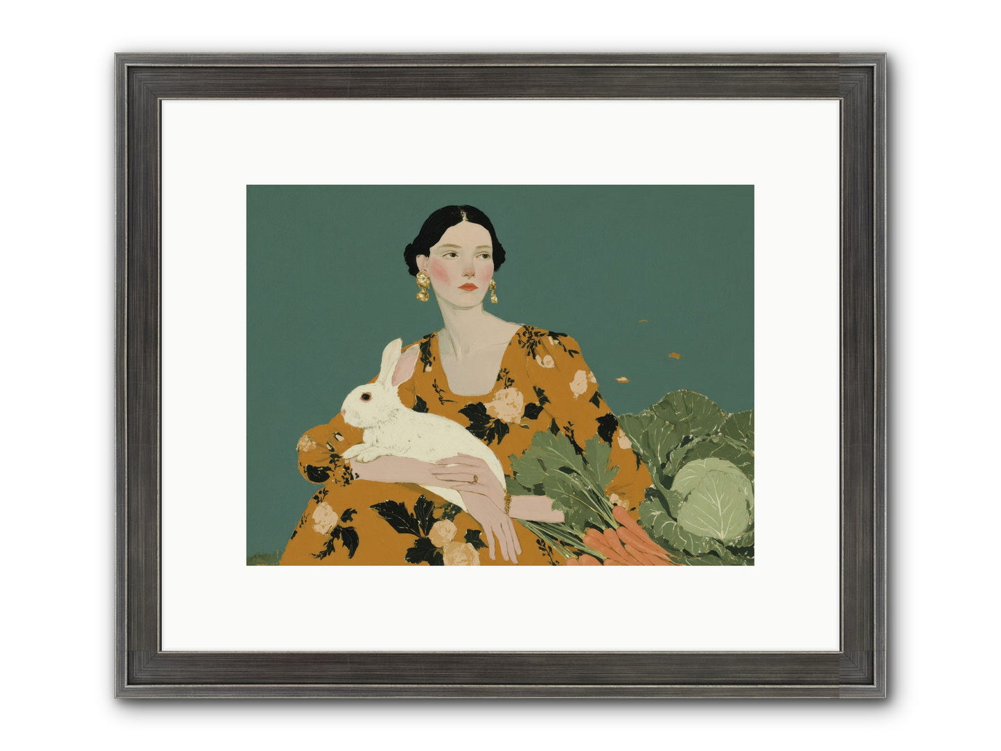 Sunlit Pause Framed Print - Slimwoods Black/Silver 12x9