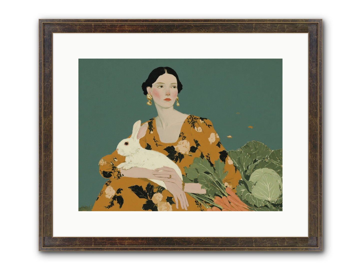 Sunlit Pause Framed Print - Slimwoods Black/Gold 16x12