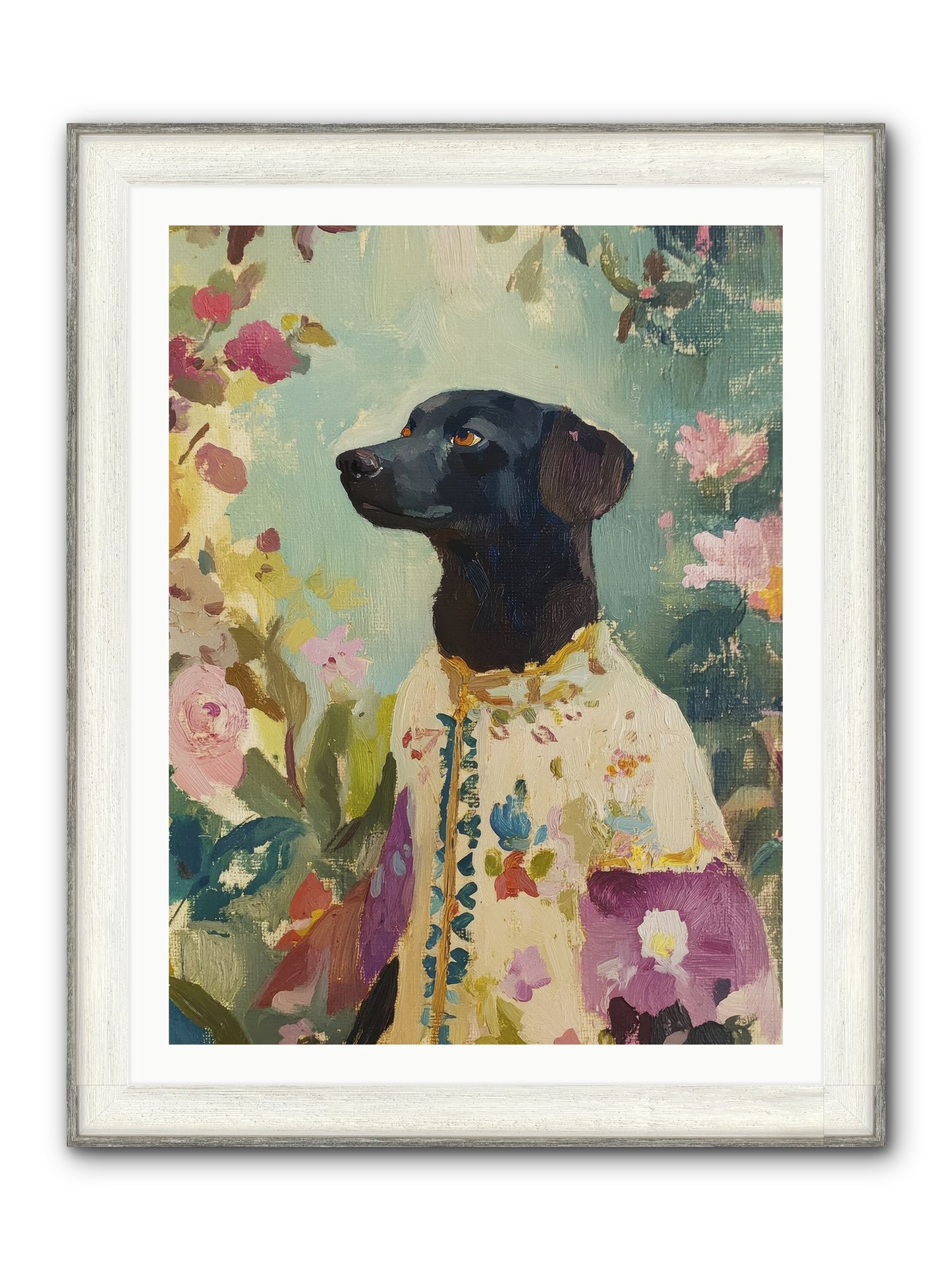 Sunny Mae Framed Print - Driftwood White 30x40