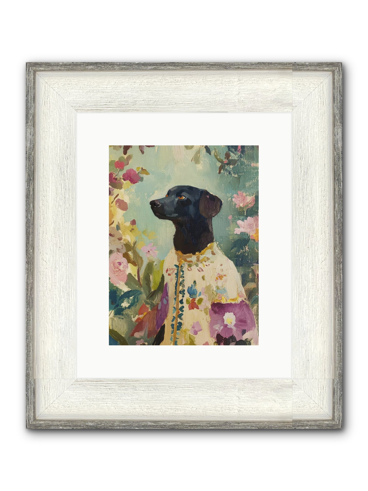Sunny Mae Framed Print - Driftwood White 9x12