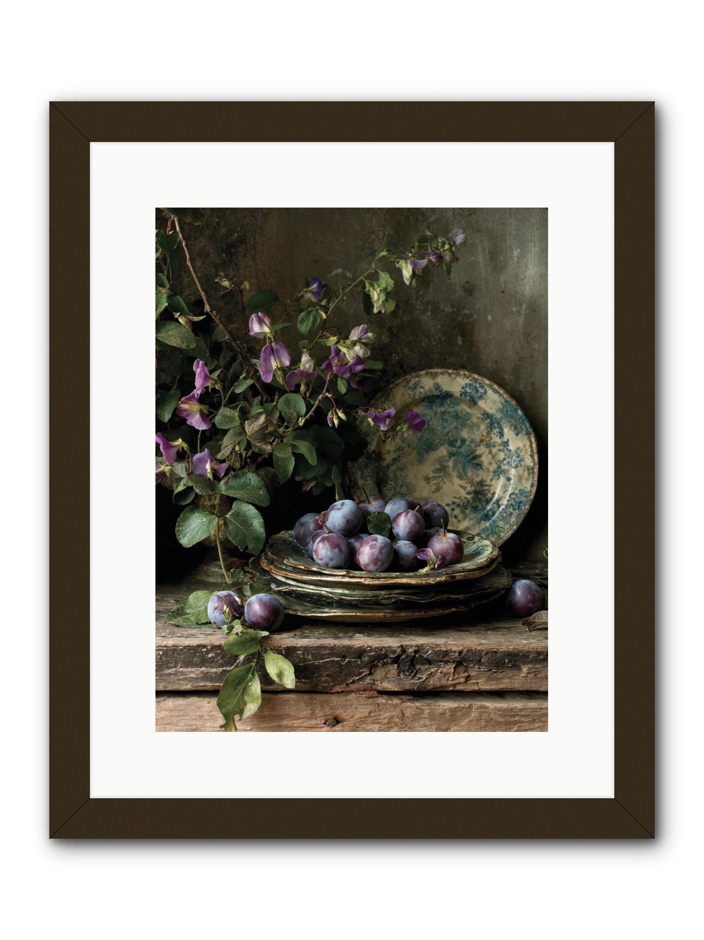 sunrise -- Framed Print - Black 12x16