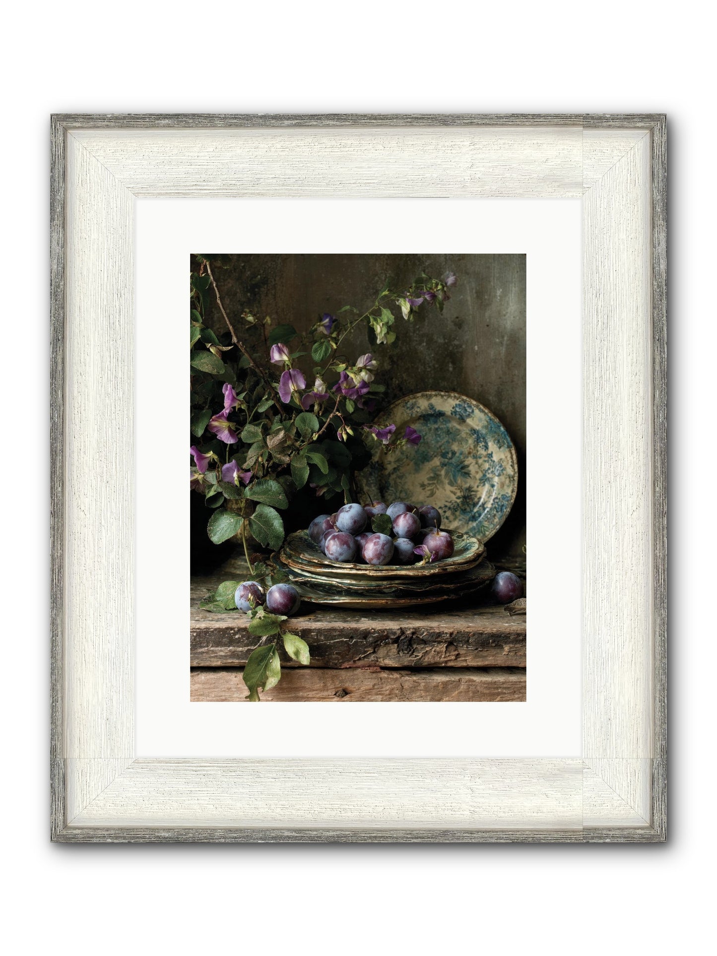 Sunrise Framed Print - Driftwood White 12x16