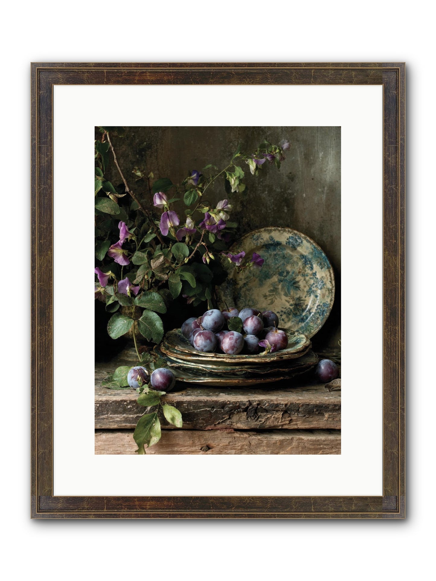 Sunrise Framed Print - Slimwoods Black/Gold 12x16