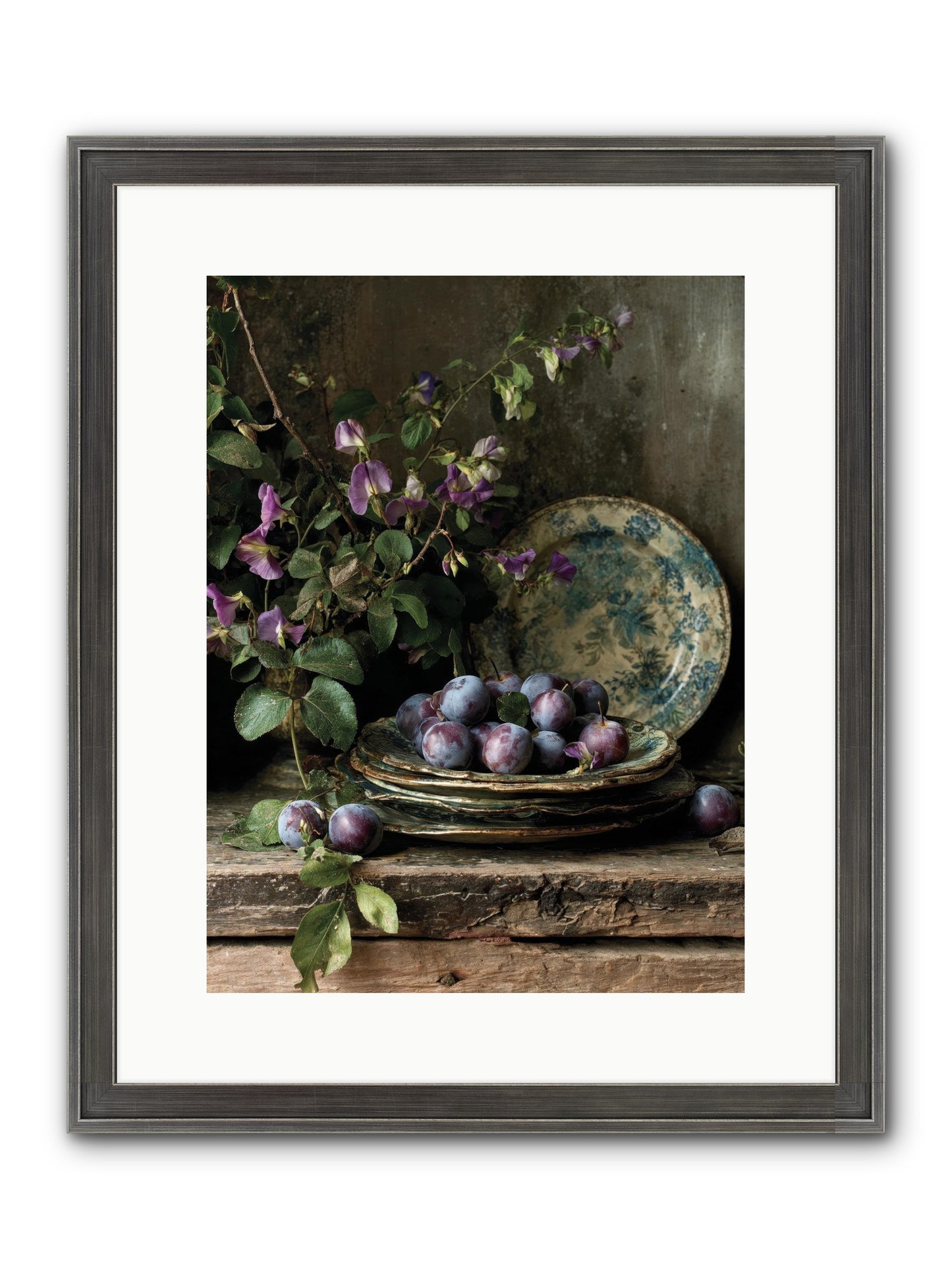 Sunrise Framed Print - Slimwoods Black/Silver 12x16
