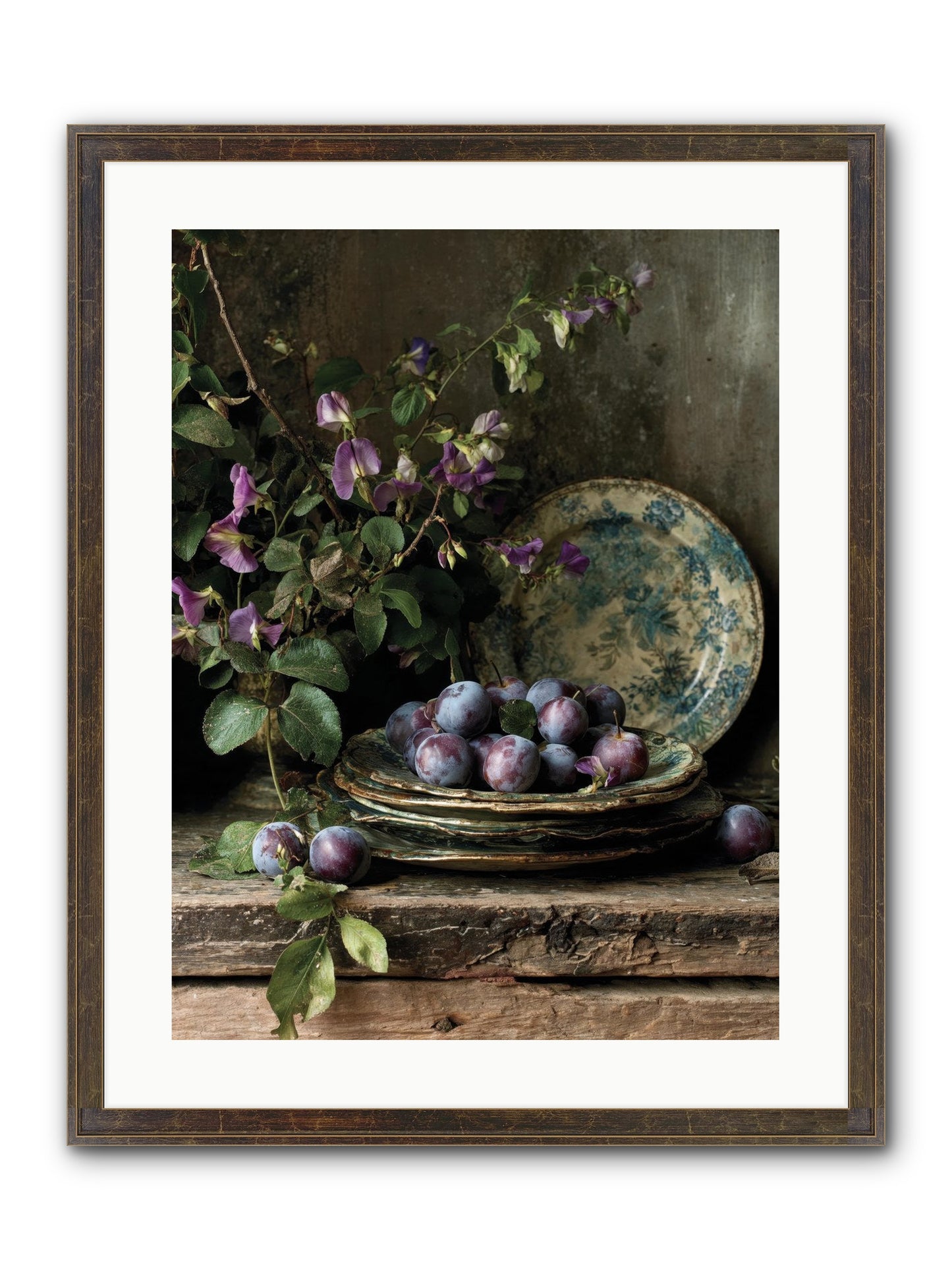 Sunrise Framed Print - Slimwoods Black/Gold 18x24