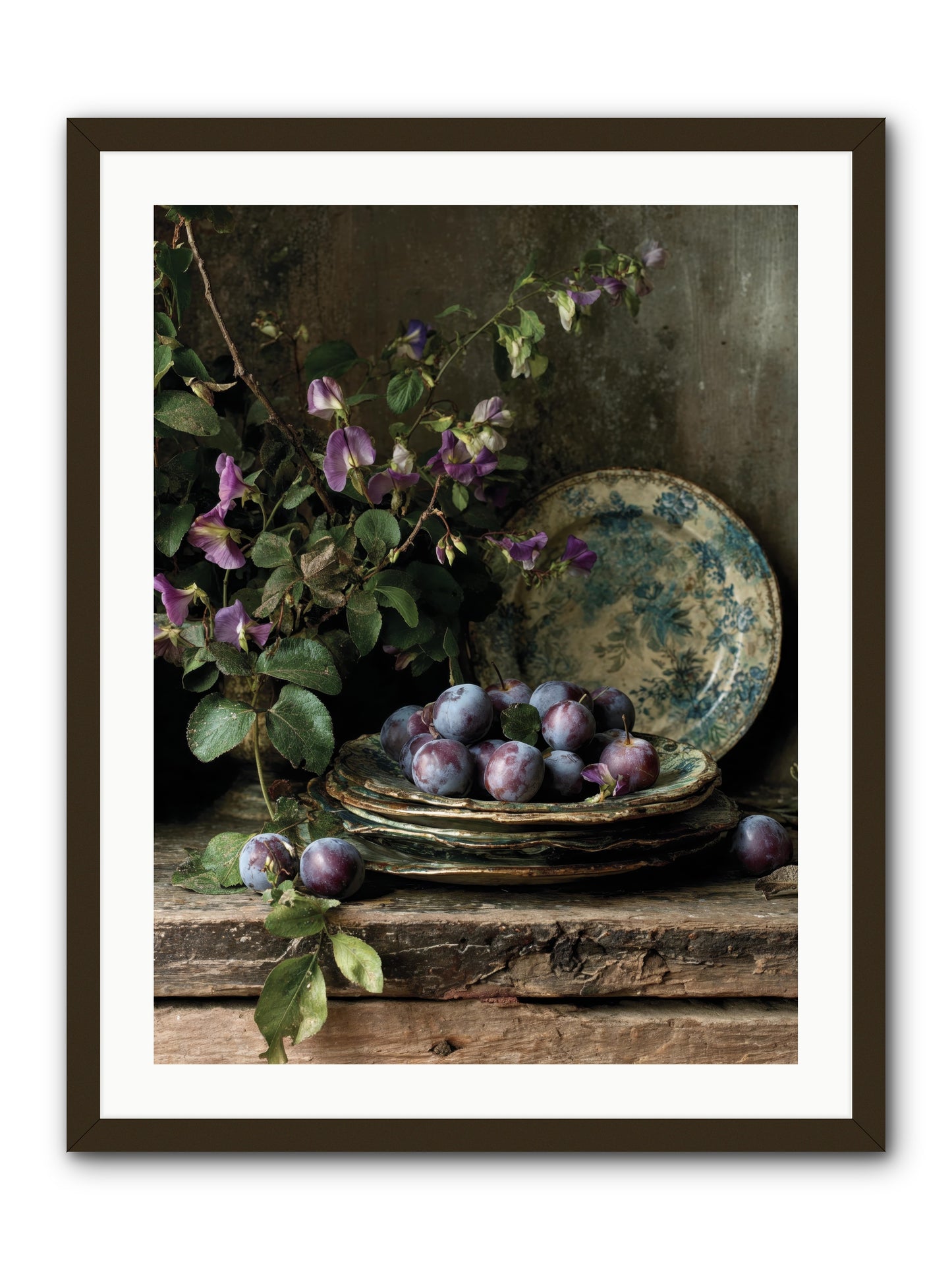 sunrise -- Framed Print - Black 24x32