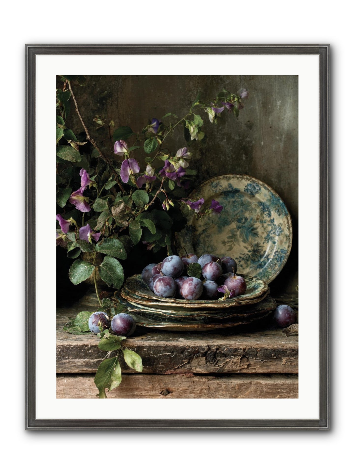 Sunrise Framed Print - Slimwoods Black/Silver 24x32