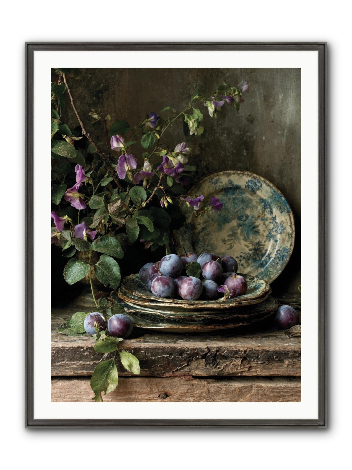 Sunrise Framed Print - Slimwoods Black/Silver 30x40