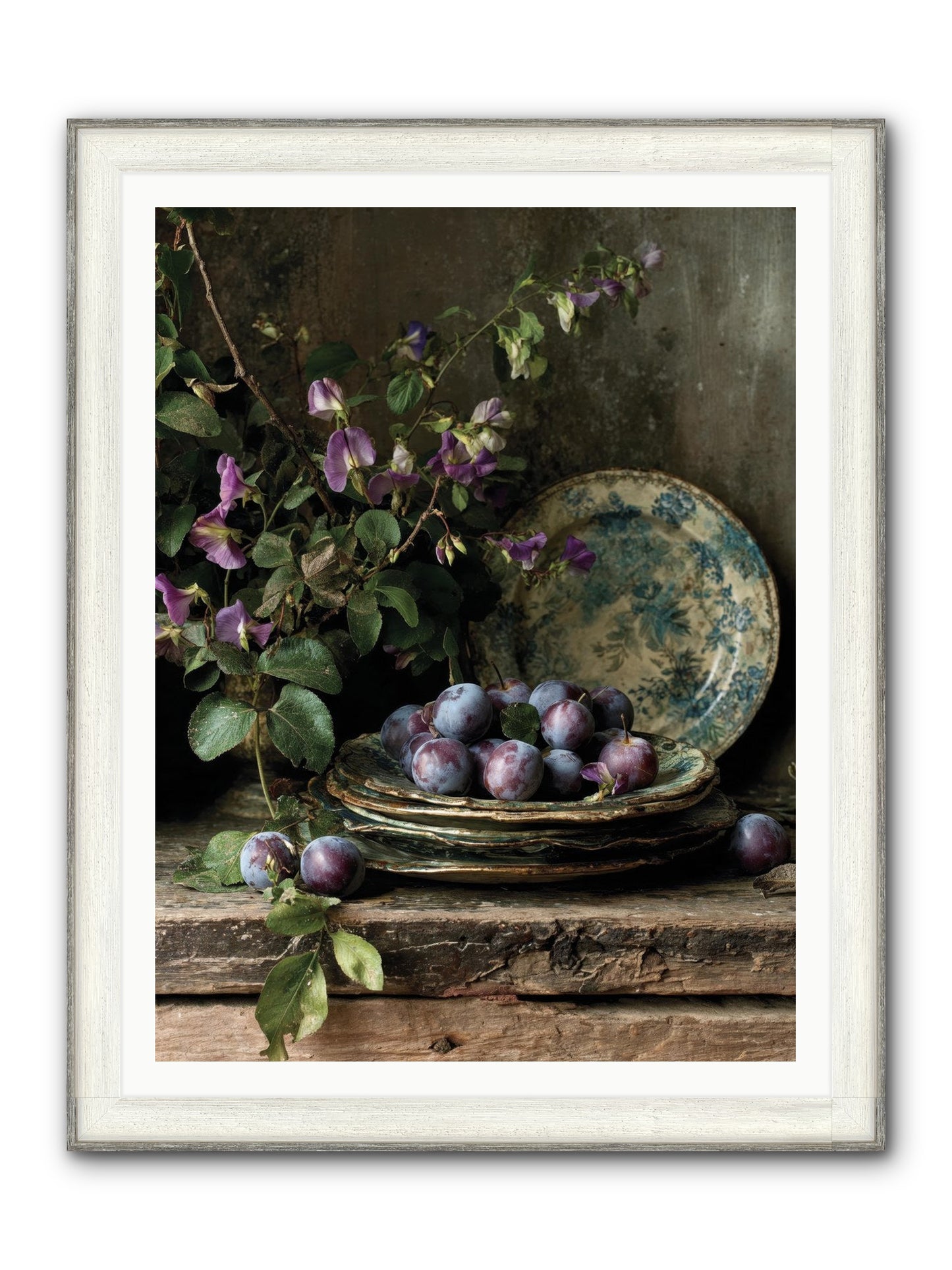 Sunrise Framed Print - Driftwood White 36x48