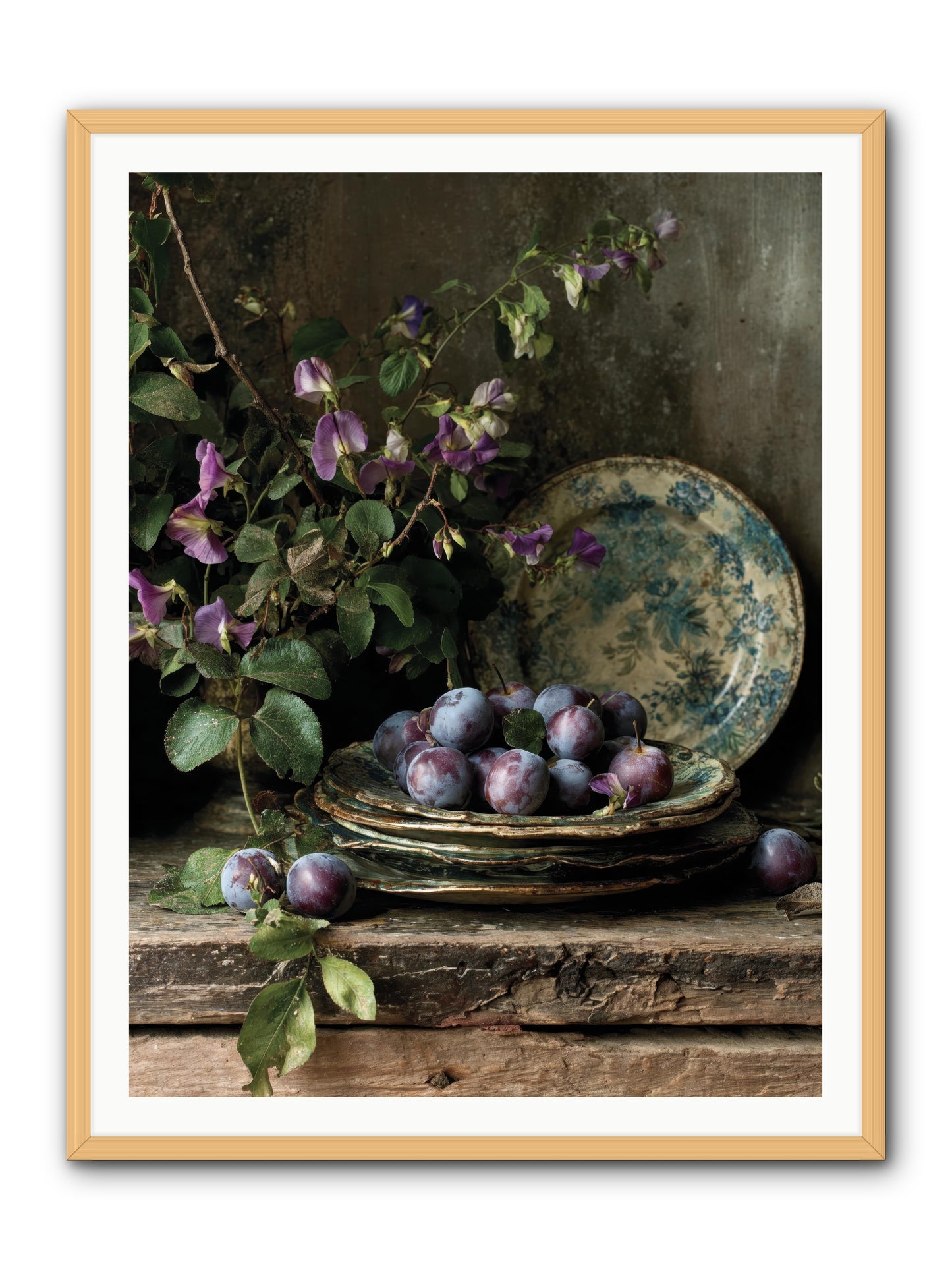 sunrise -- Framed Print - Natural 36x48