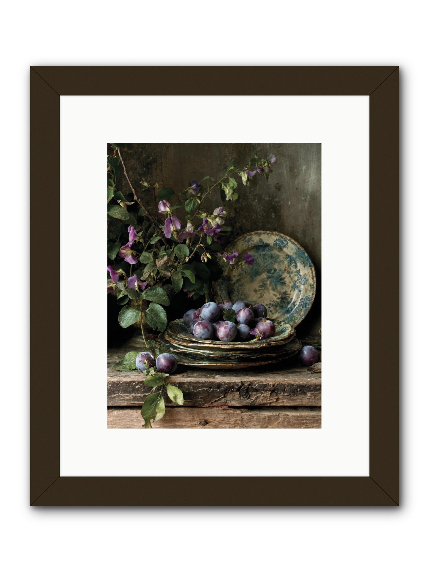 sunrise -- Framed Print - Black 9x12