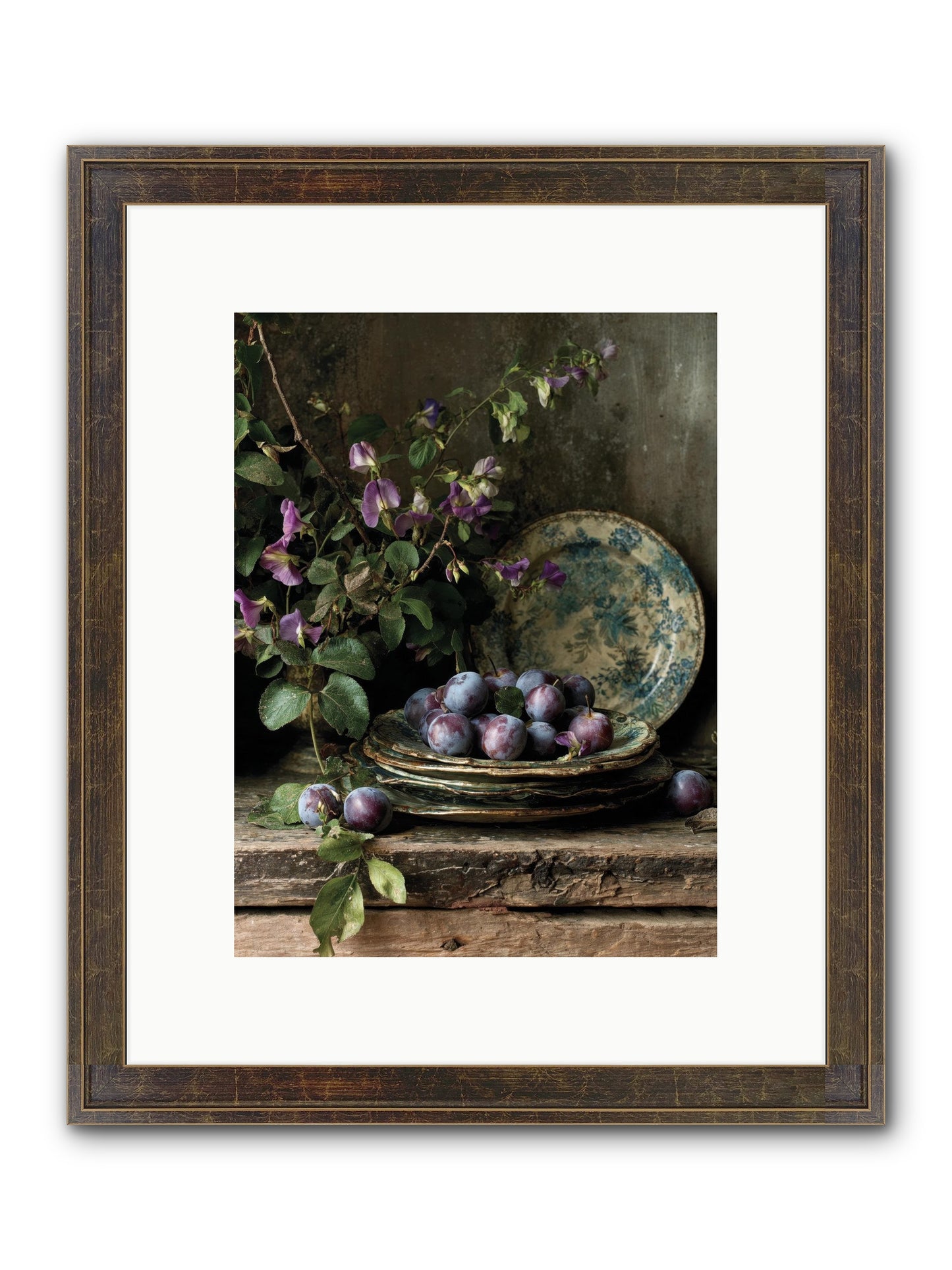 Sunrise Framed Print - Slimwoods Black/Gold 9x12