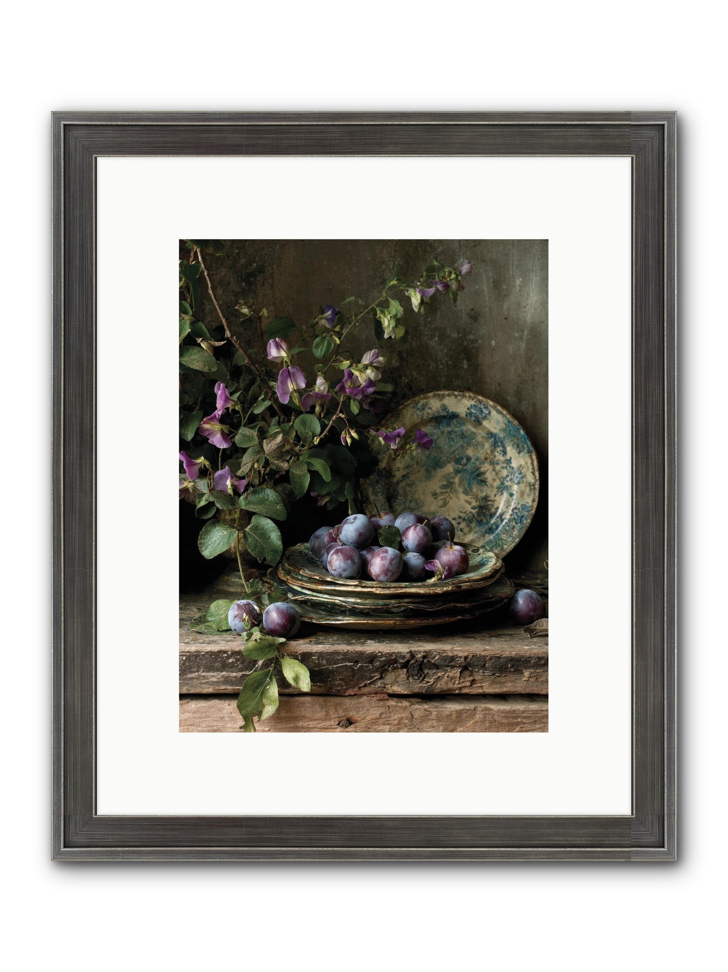 Sunrise Framed Print - Slimwoods Black/Silver 9x12