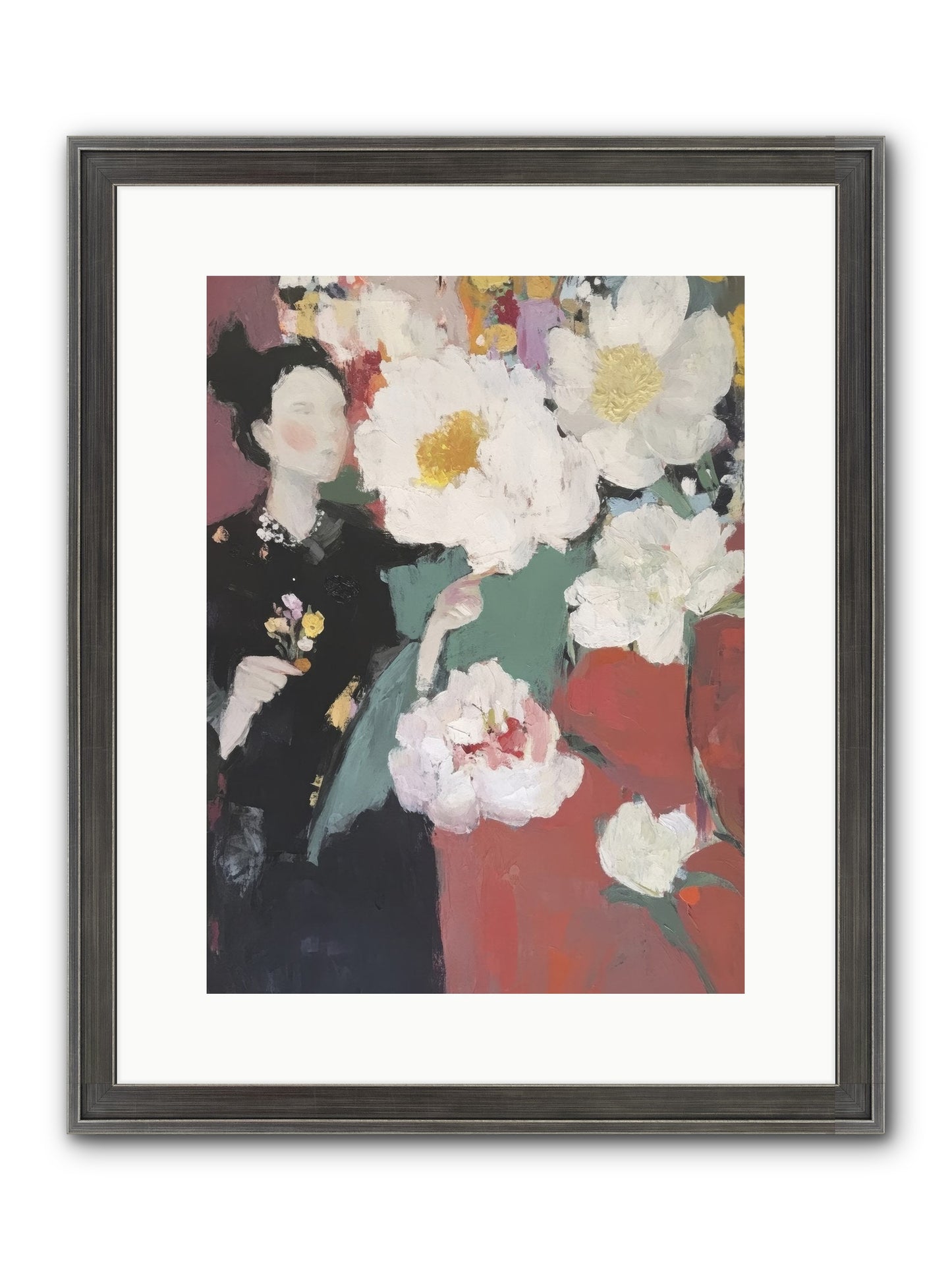 Sunrise Stroll Framed Print - Slimwoods Black/Silver 12x16