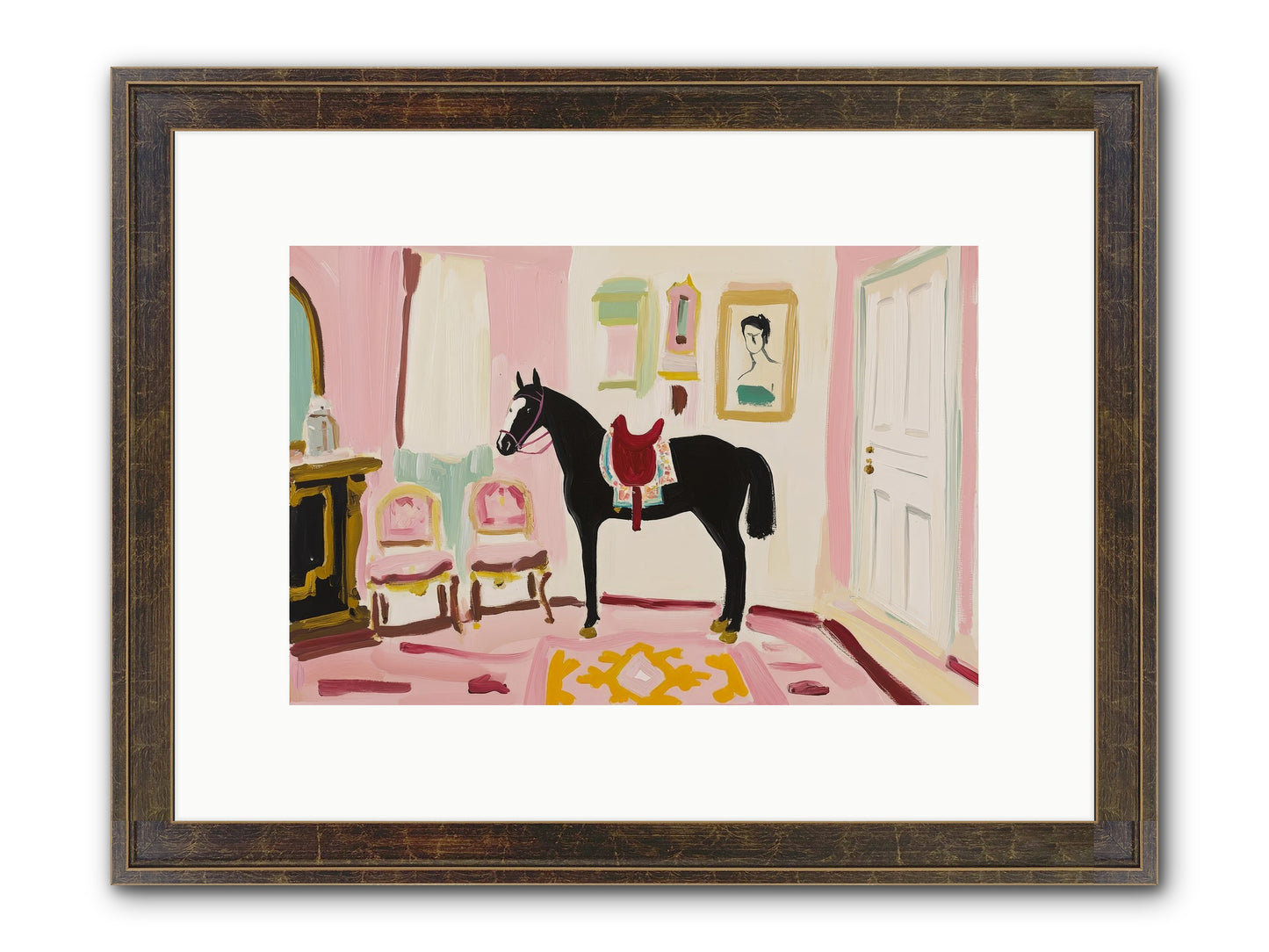 Sunset Boulevard Framed Print - Slimwoods Black/Gold 12x8