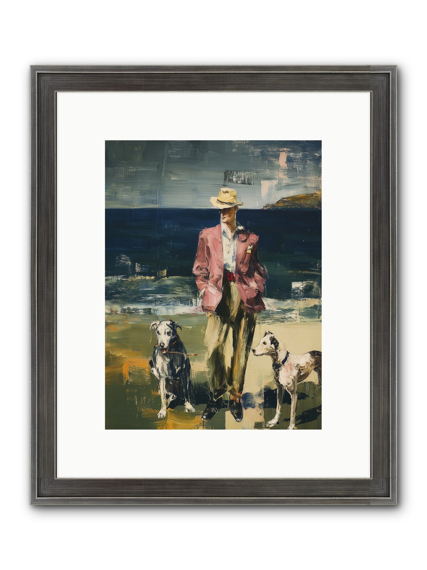 Sunset Captured Framed Print - Slimwoods Black/Silver 9x12