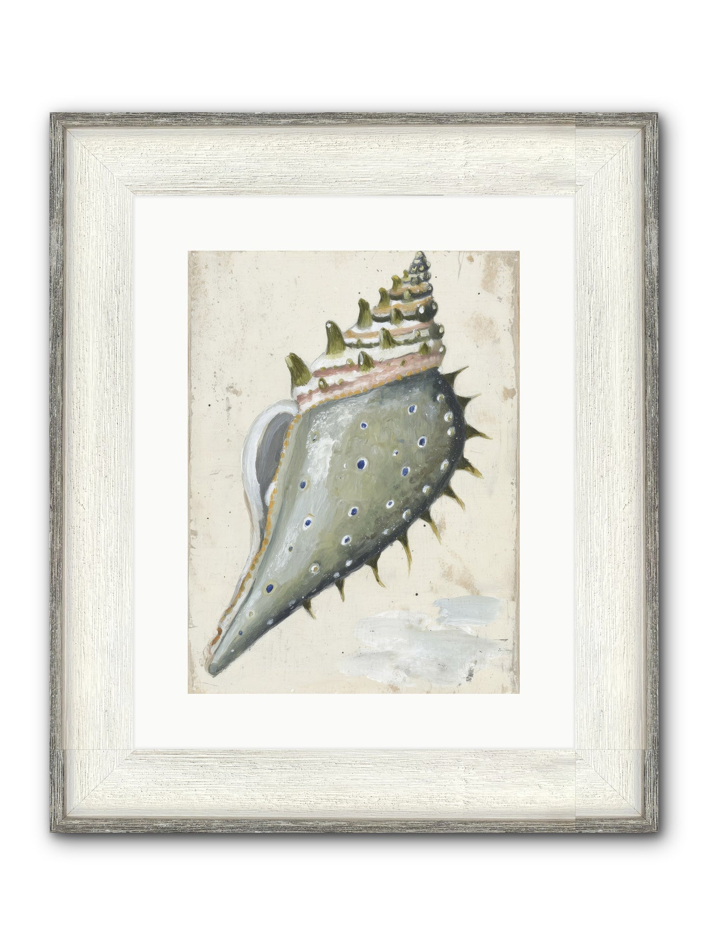 Sunset's Token Framed Print - Driftwood White 12x16