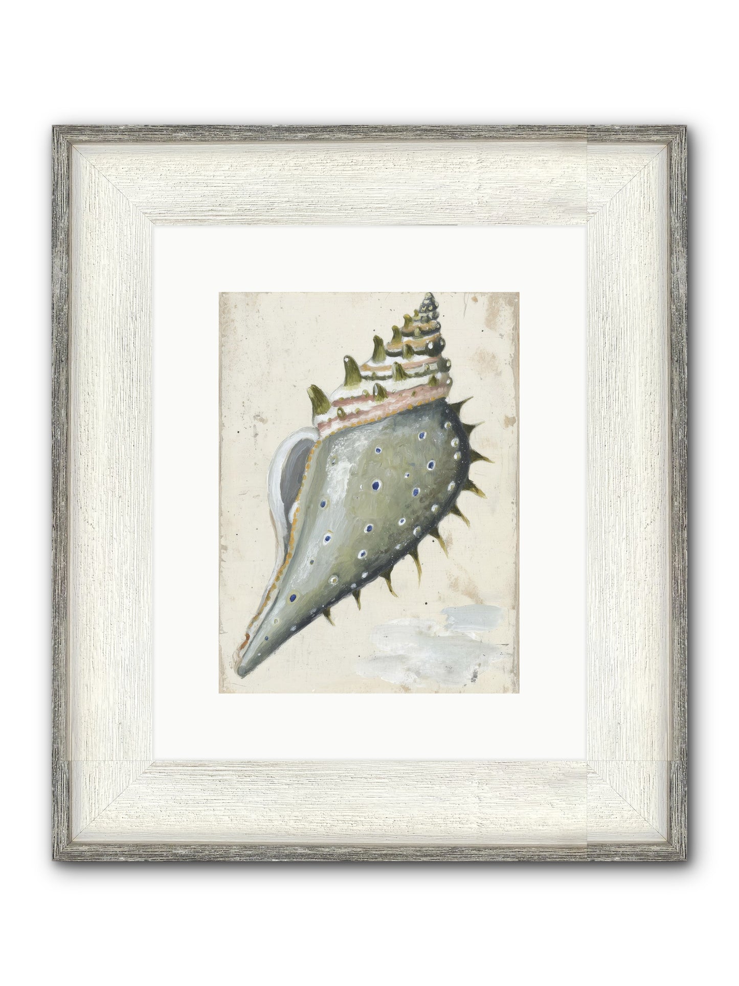 Sunset's Token Framed Print - Driftwood White 9x12