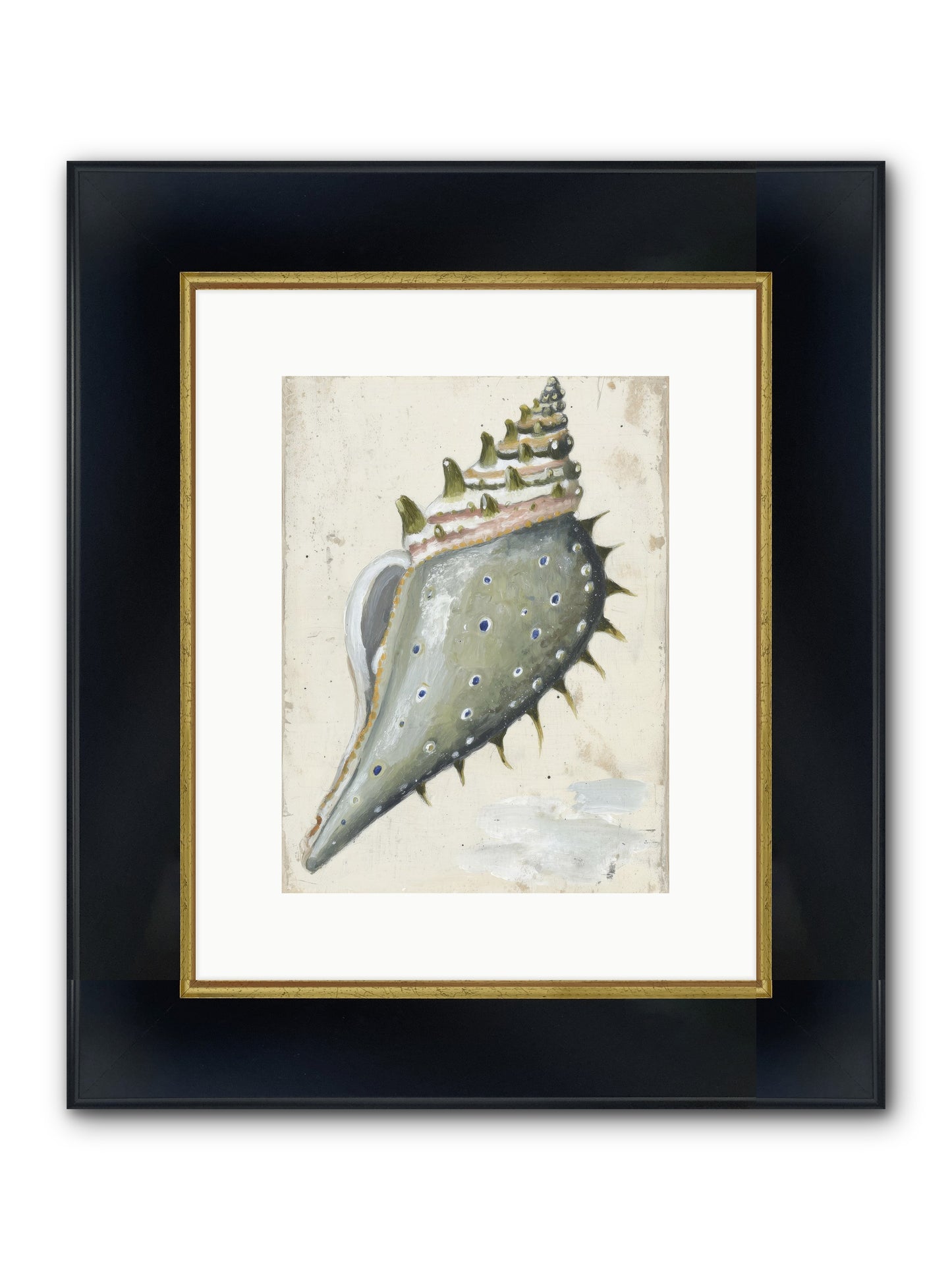 Sunset's Token Framed Print - Wide Black w/Gold 9x12