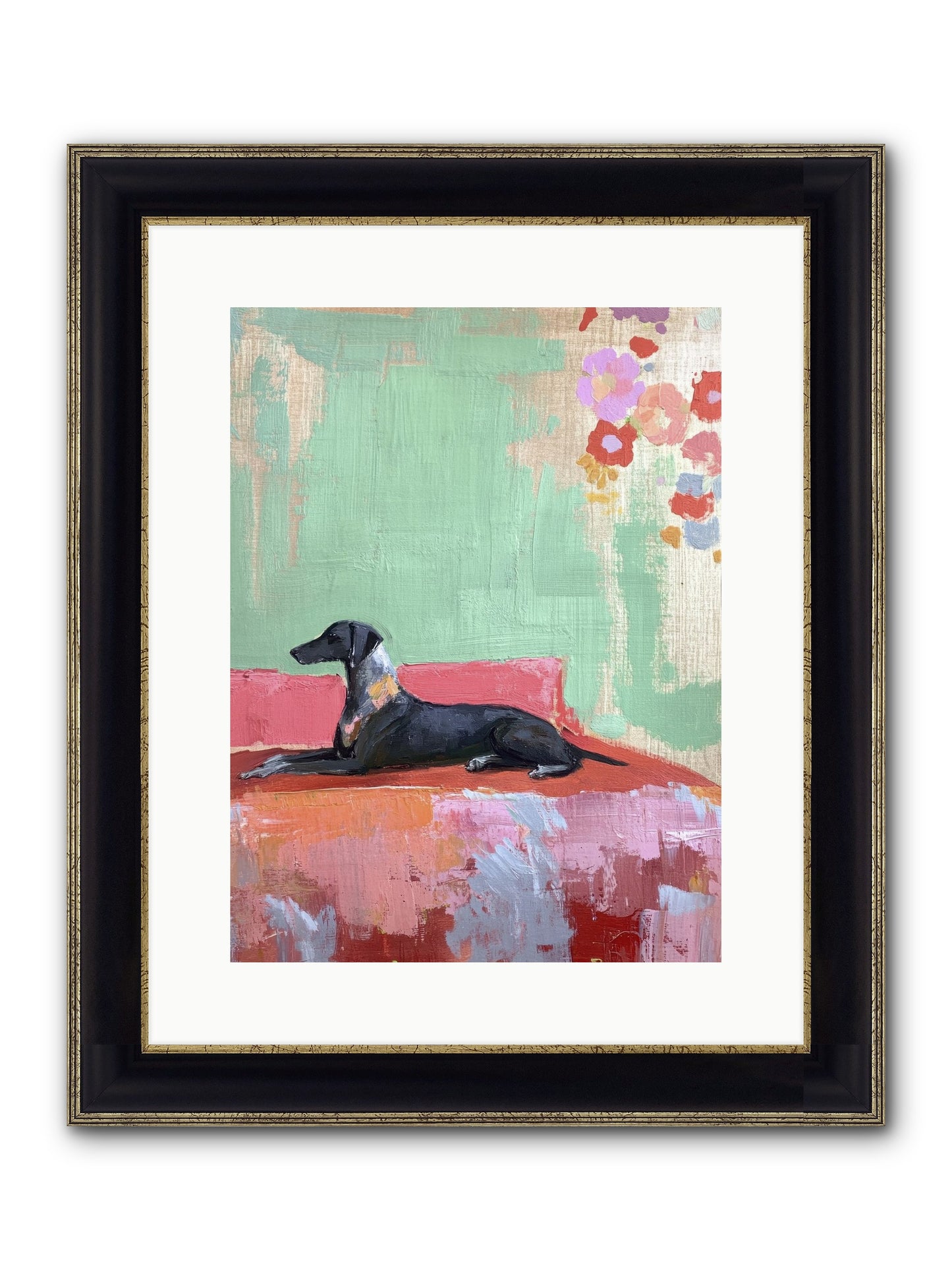 Sunshine And Sweetness Framed Print - Black & Gold 12x16