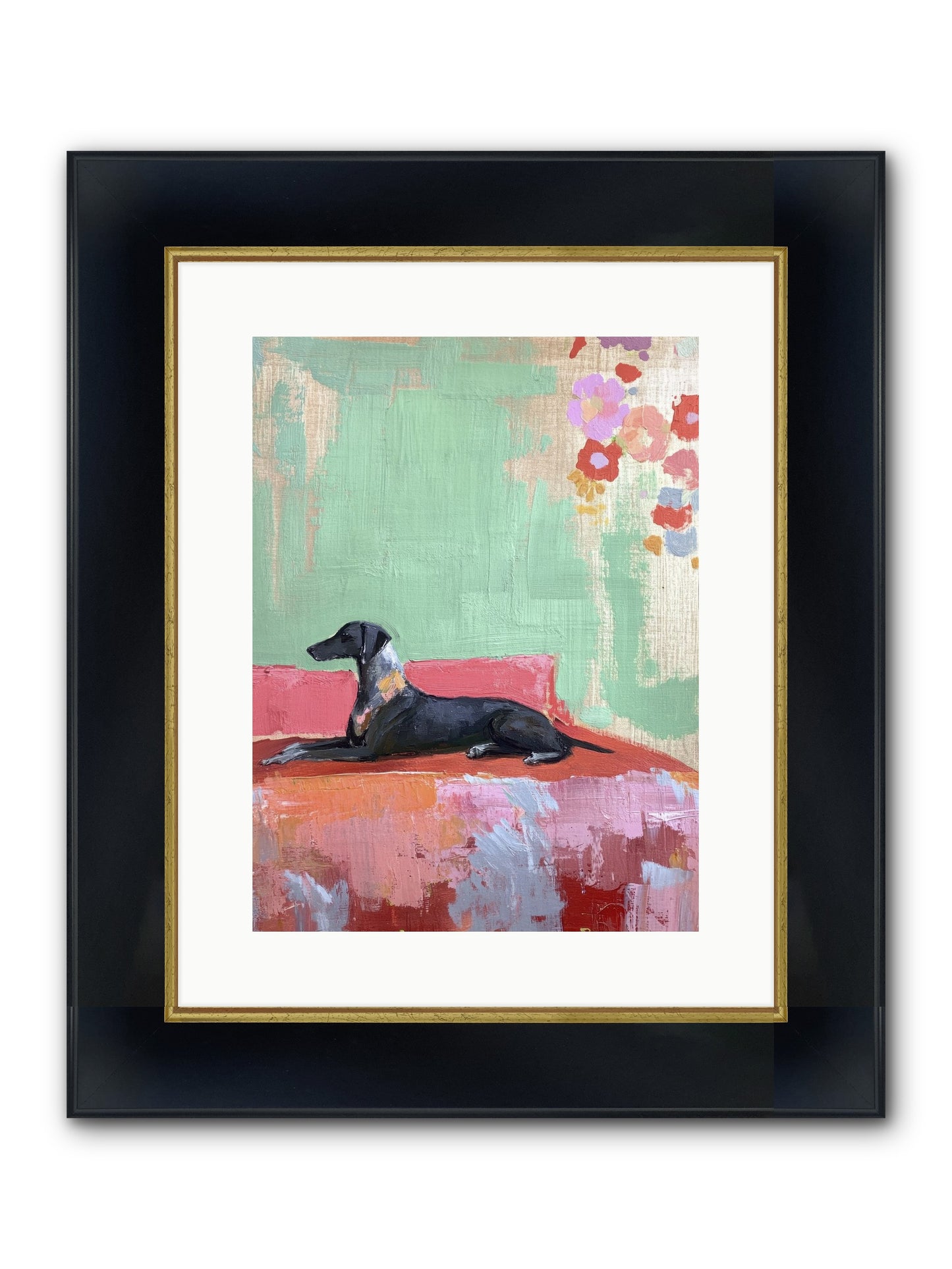 Sunshine And Sweetness Framed Print - Wide Black w/Gold 12x16