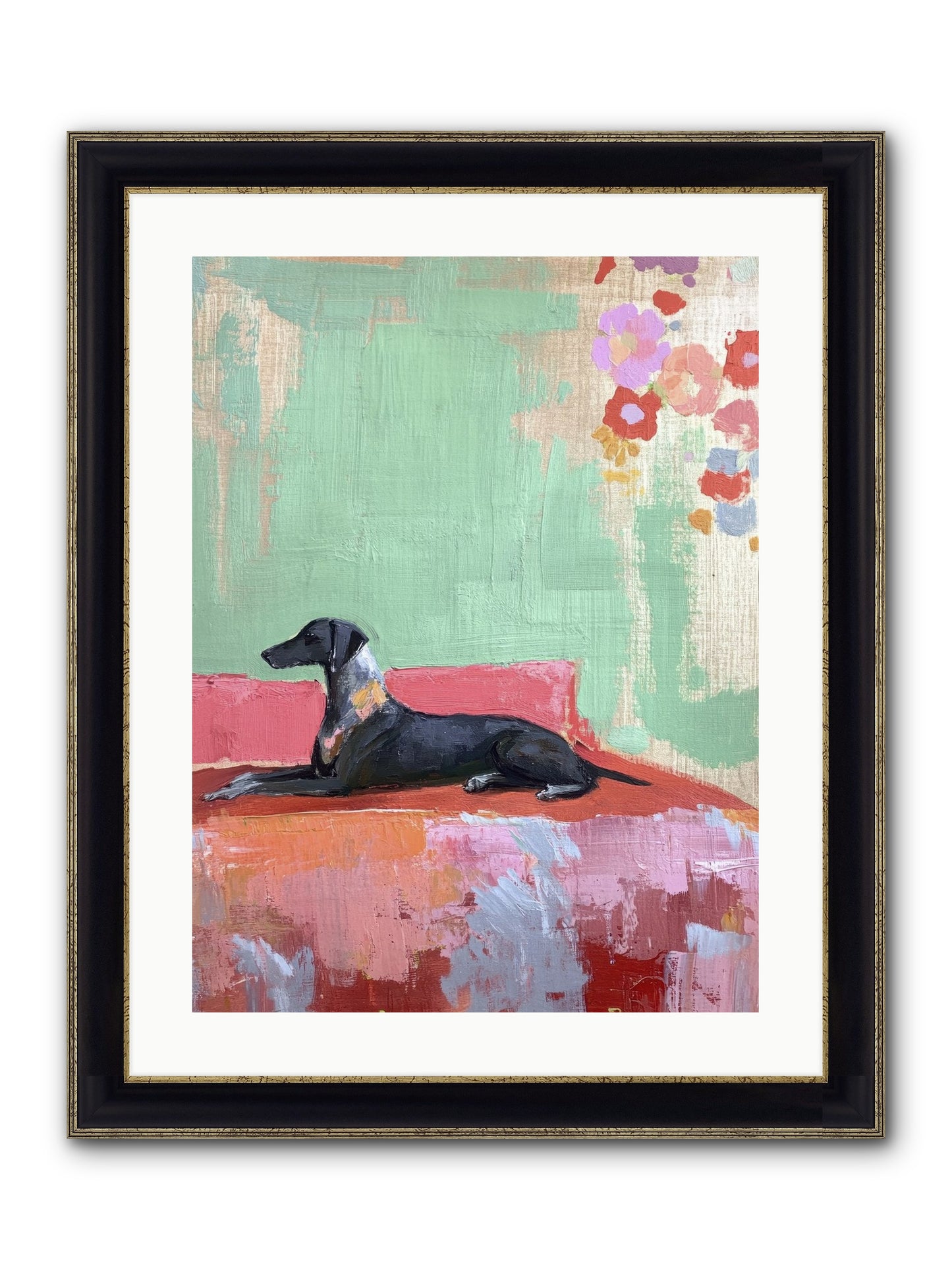 Sunshine And Sweetness Framed Print - Black & Gold 18x24
