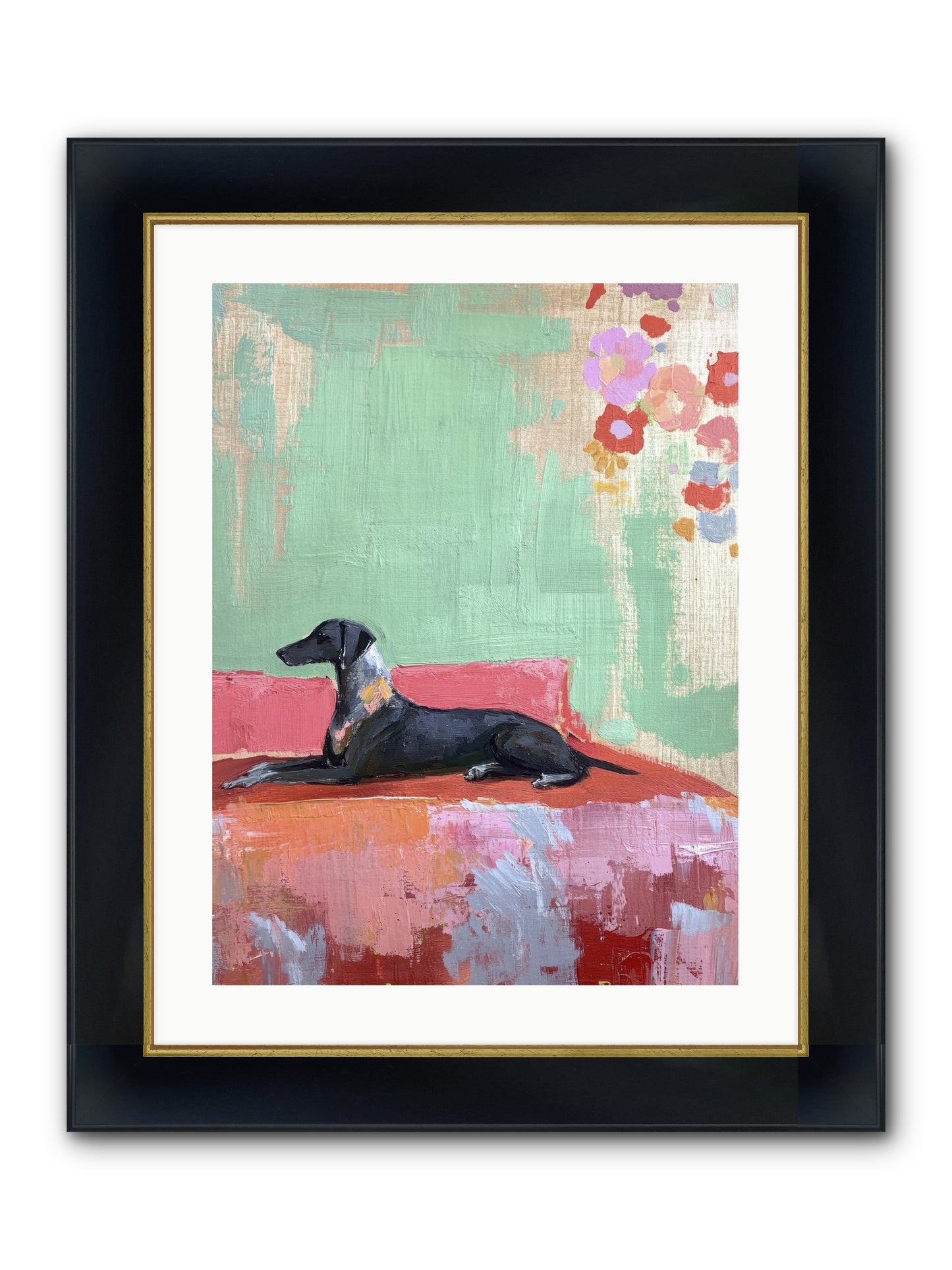 Sunshine And Sweetness Framed Print - Wide Black w/Gold 18x24