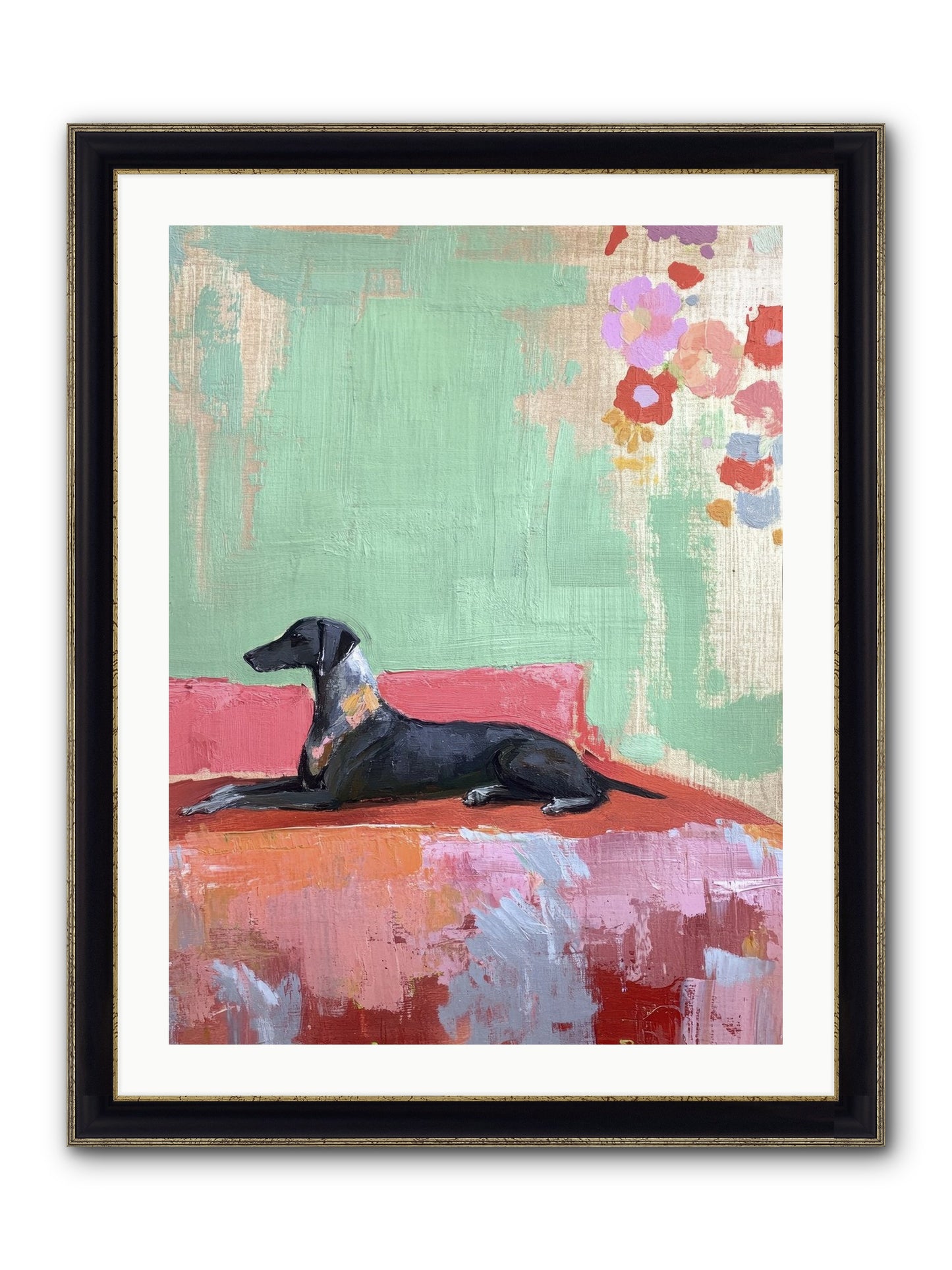 Sunshine And Sweetness Framed Print - Black & Gold 24x32