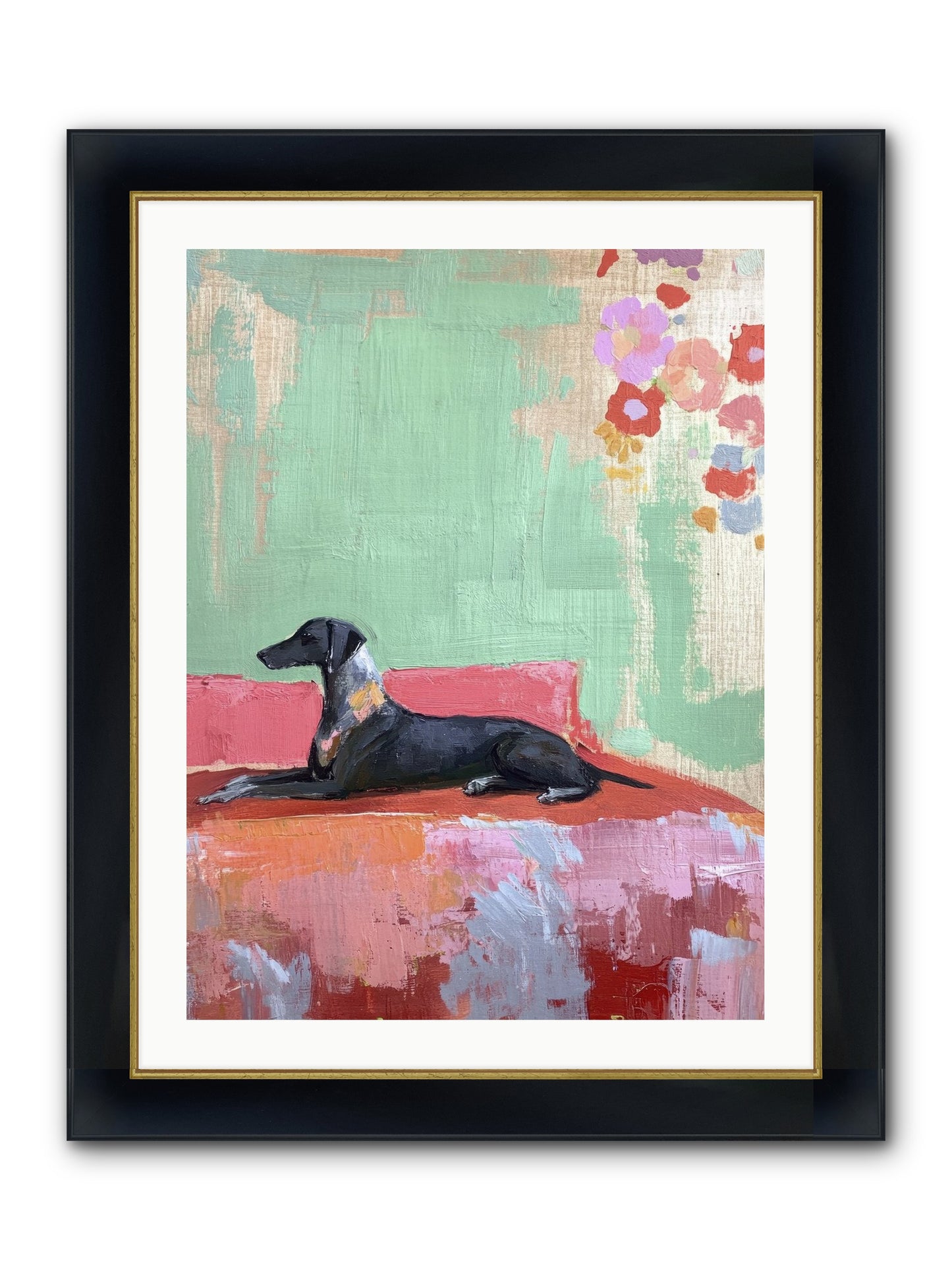 Sunshine And Sweetness Framed Print - Wide Black w/Gold 24x32
