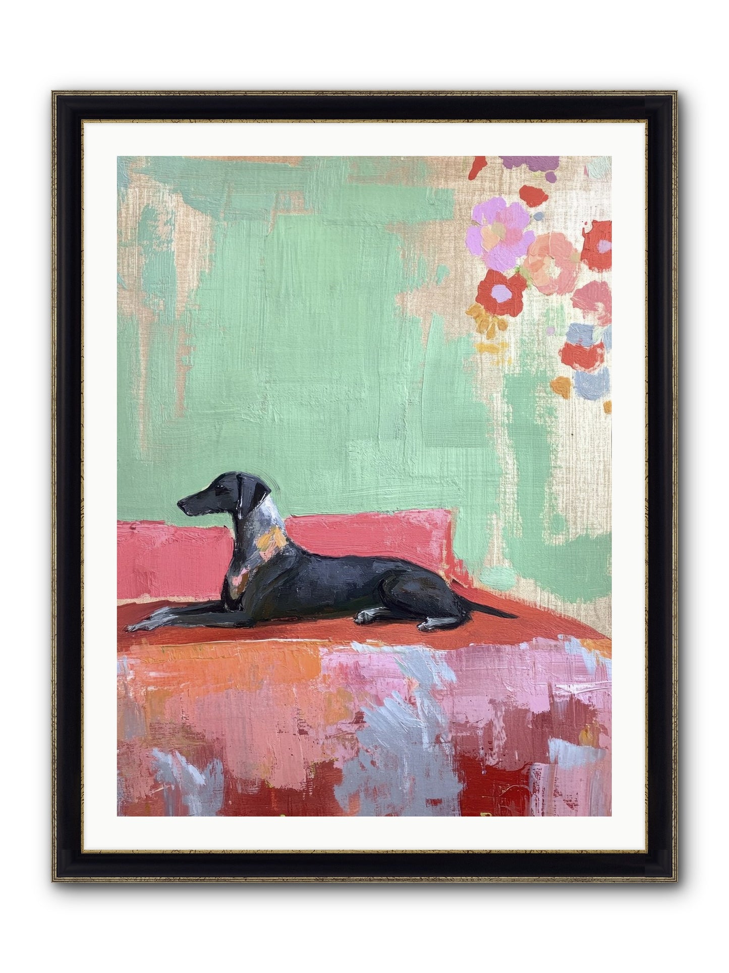Sunshine And Sweetness Framed Print - Black & Gold 30x40