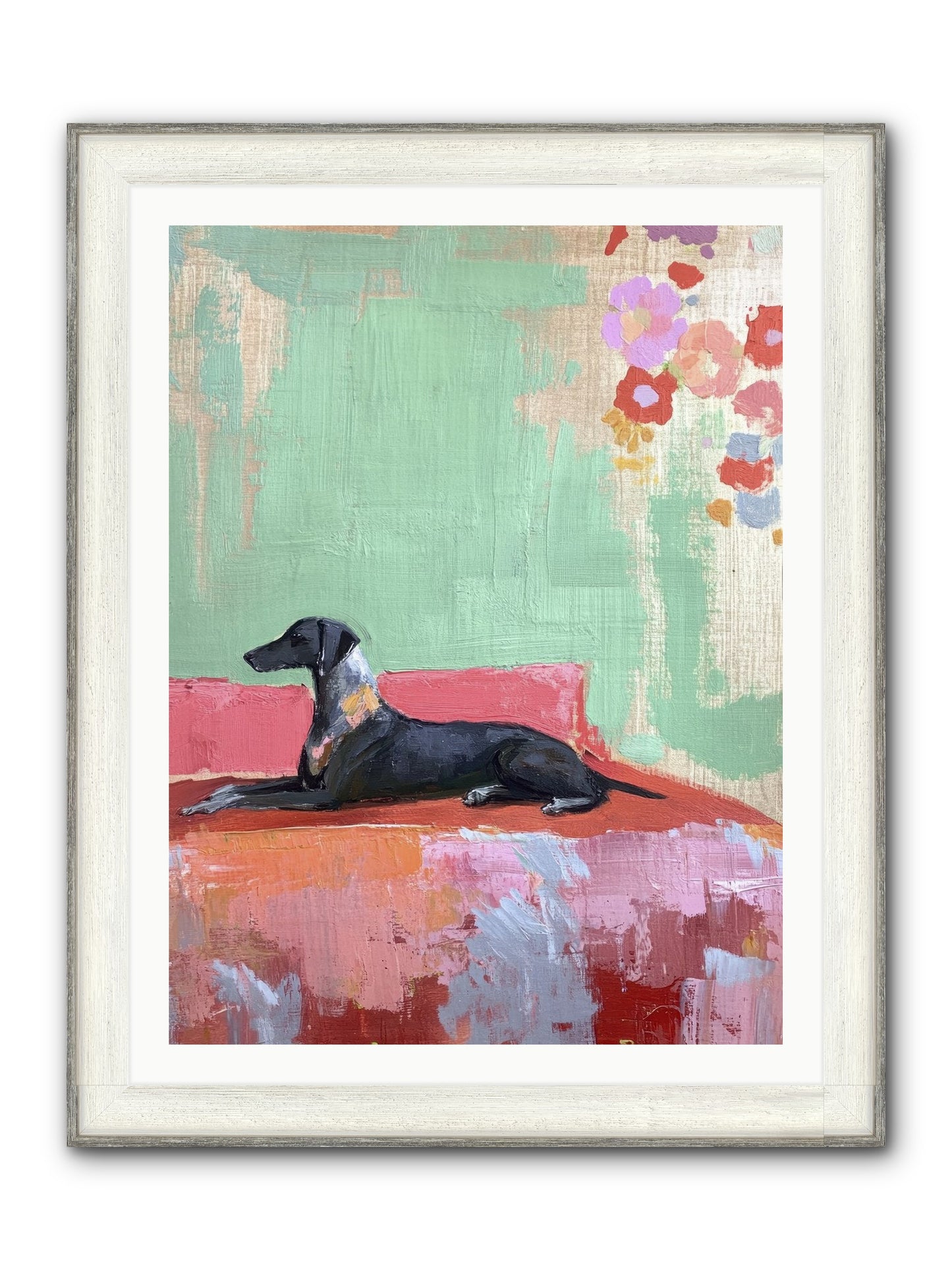 Sunshine And Sweetness Framed Print - Driftwood White 30x40