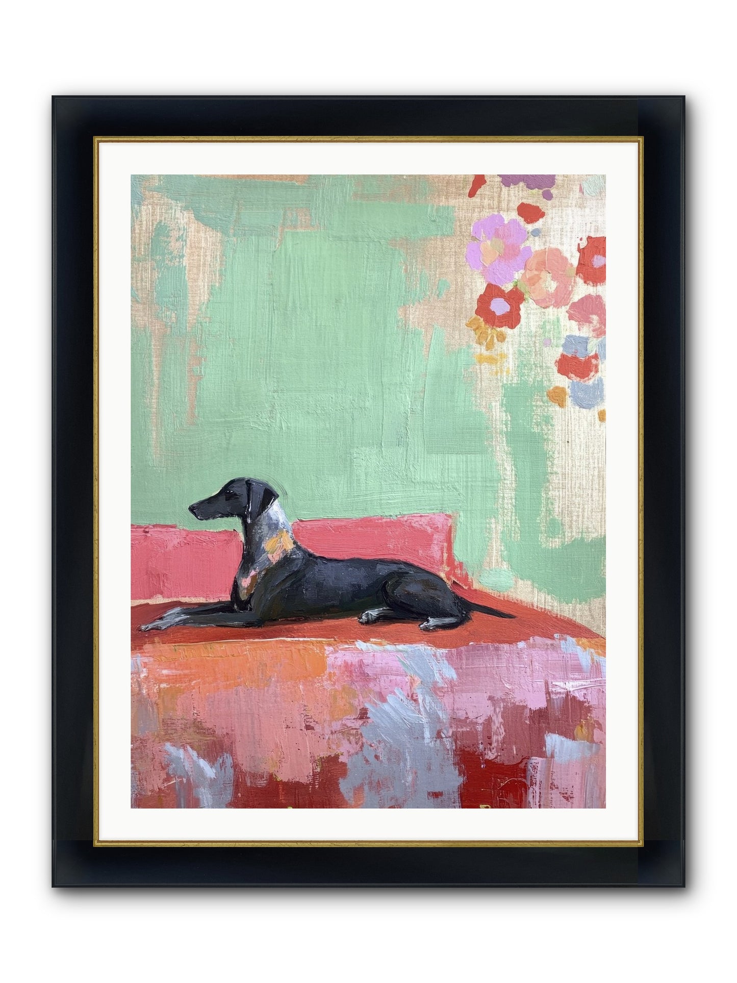 Sunshine And Sweetness Framed Print - Wide Black w/Gold 30x40