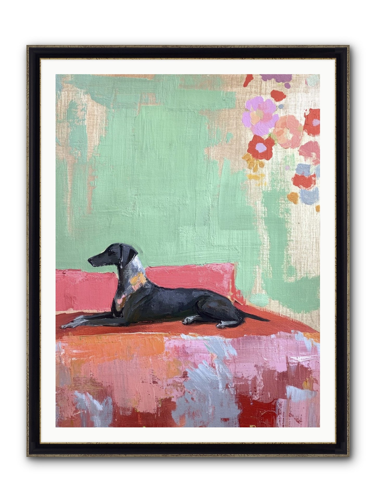 Sunshine And Sweetness Framed Print - Black & Gold 36x48