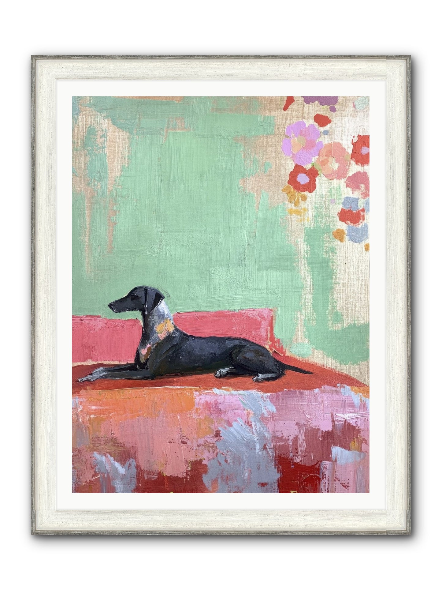 Sunshine And Sweetness Framed Print - Driftwood White 36x48