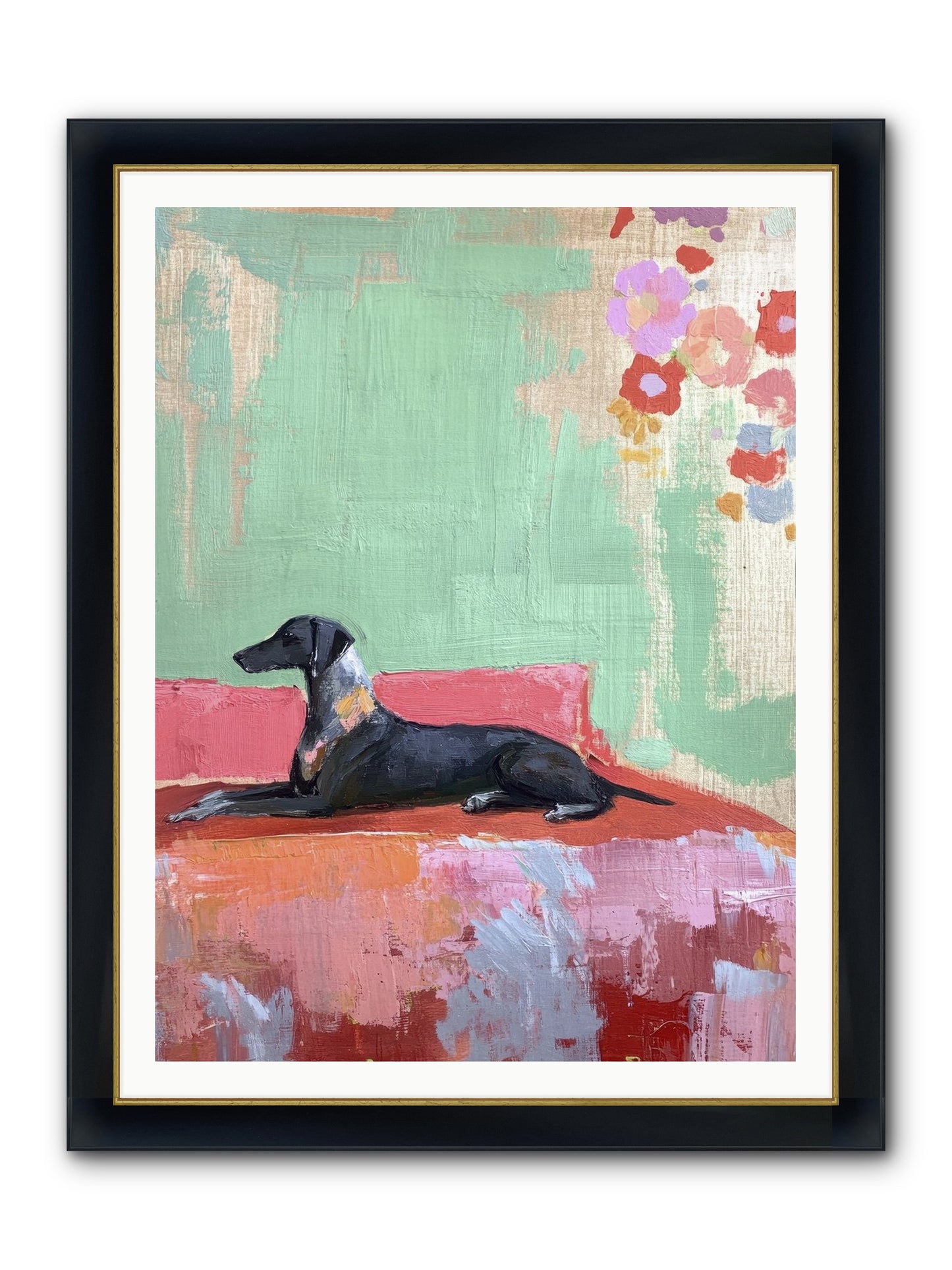 Sunshine And Sweetness Framed Print - Wide Black w/Gold 36x48