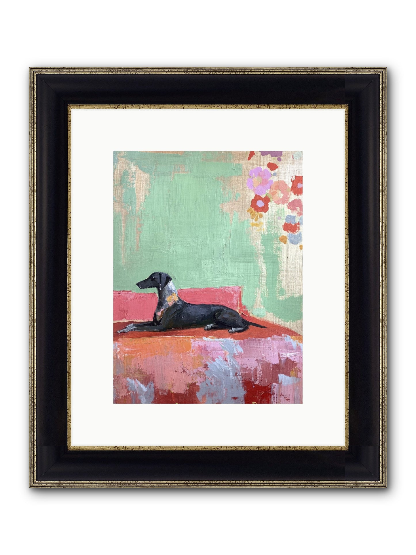 Sunshine And Sweetness Framed Print - Black & Gold 9x12
