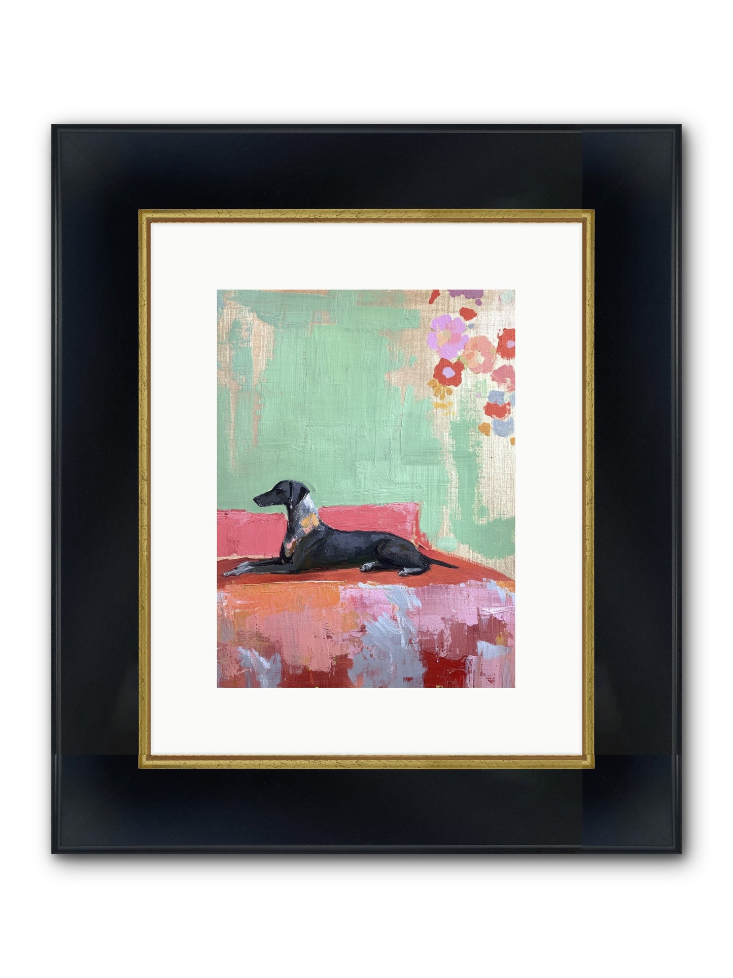 Sunshine And Sweetness Framed Print - Wide Black w/Gold 9x12