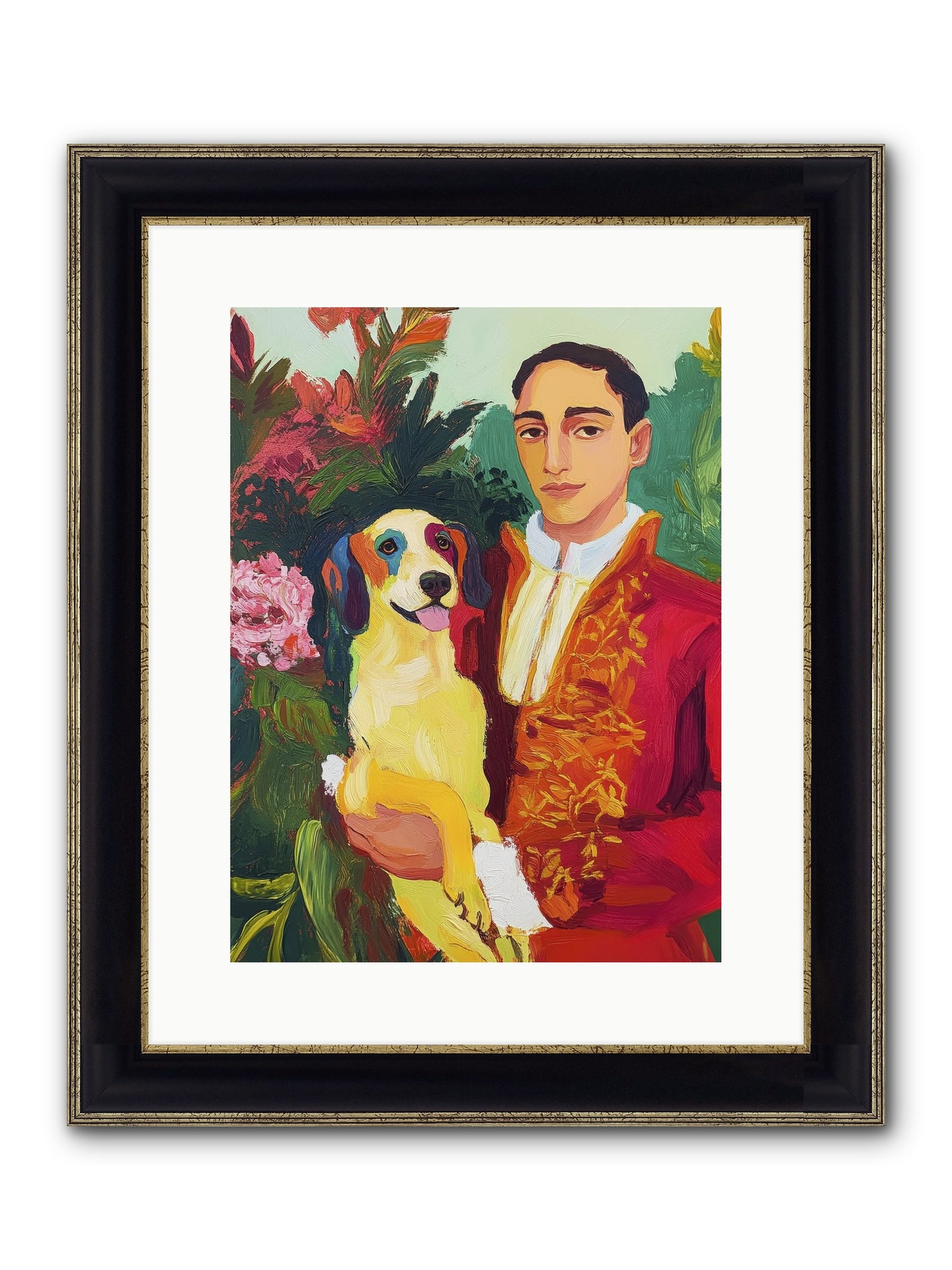Sunshine Made Real Framed Print - Black & Gold 12x16