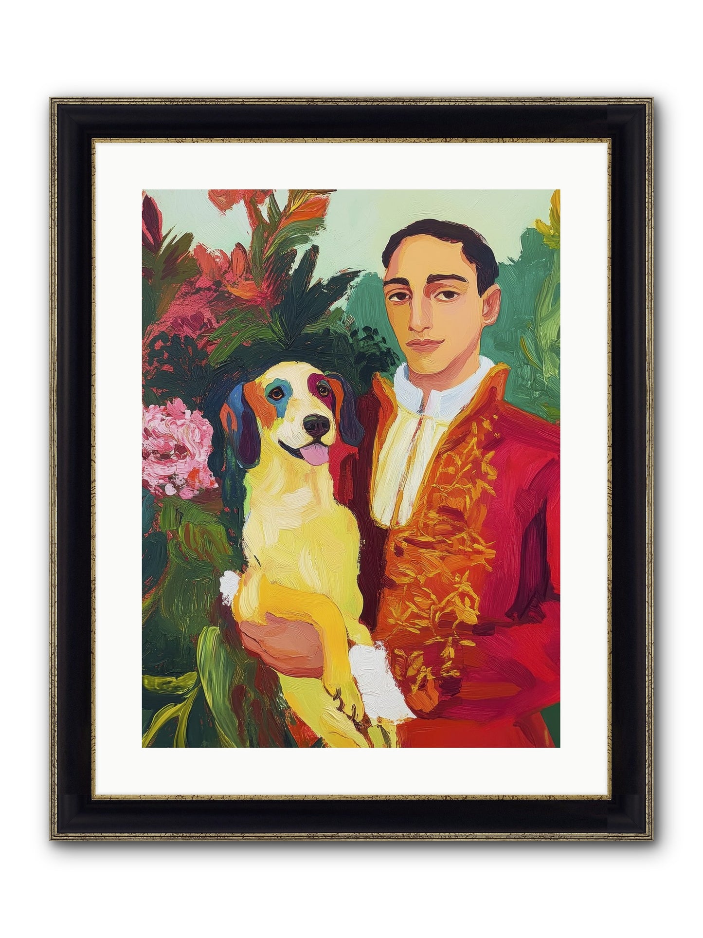 Sunshine Made Real Framed Print - Black & Gold 18x24