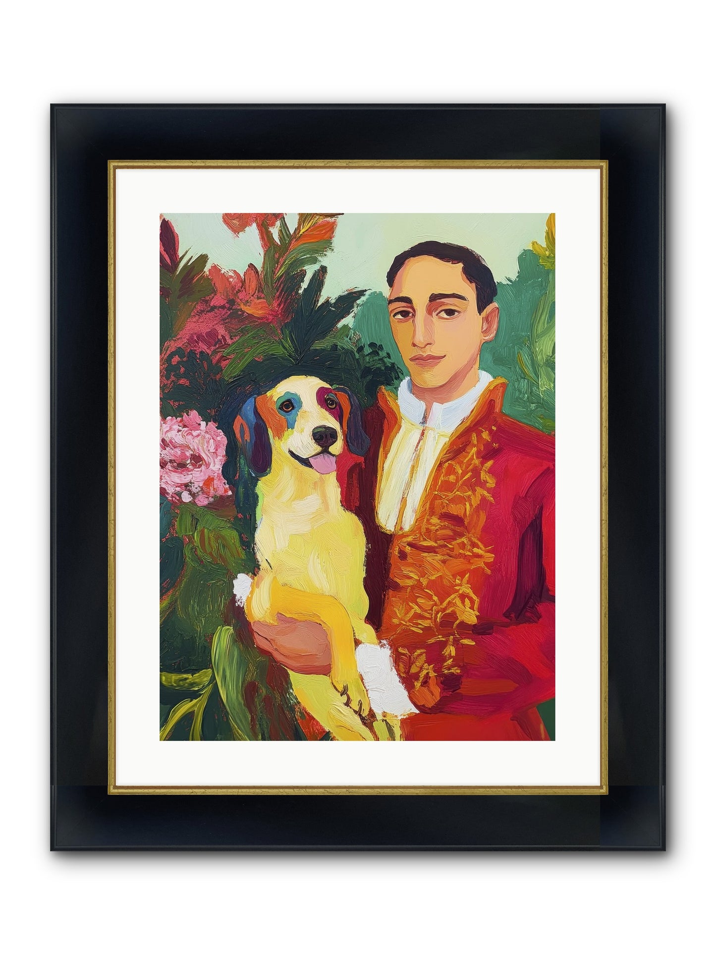 Sunshine Made Real Framed Print - Wide Black w/Gold 18x24